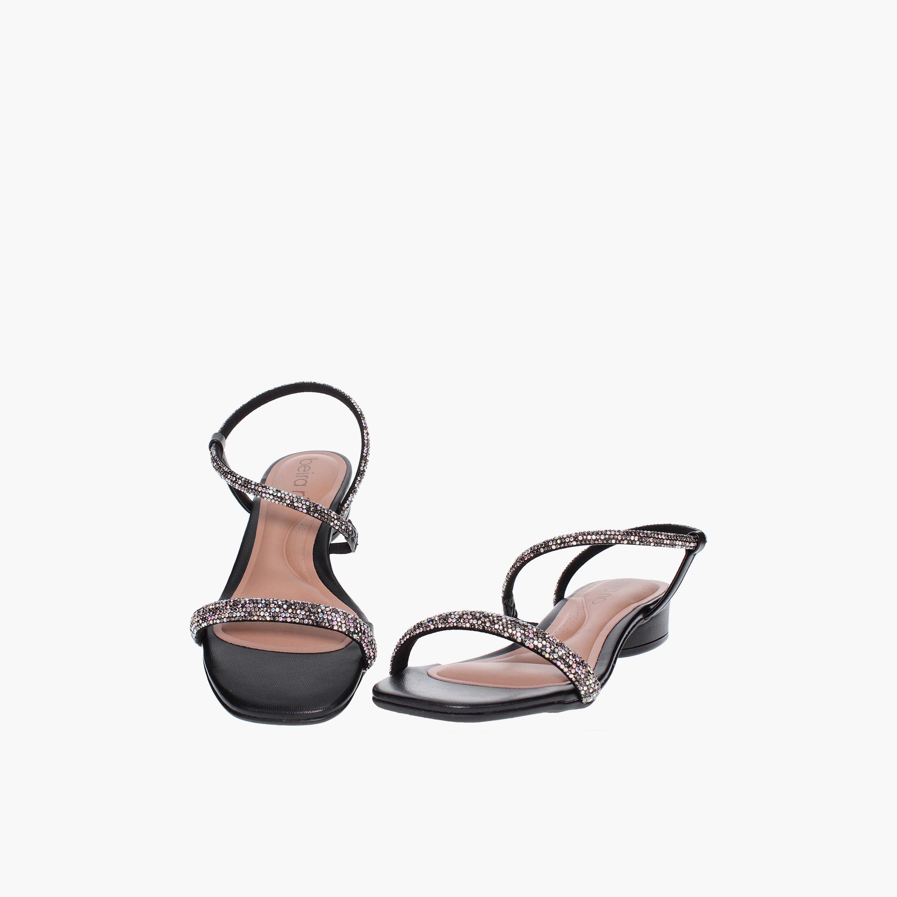 Beira Rio by Geoomnii  Women's Slip-On Block Heels | 8504-108-27151-93042        -women-shoes-sandals-heeled-image-3