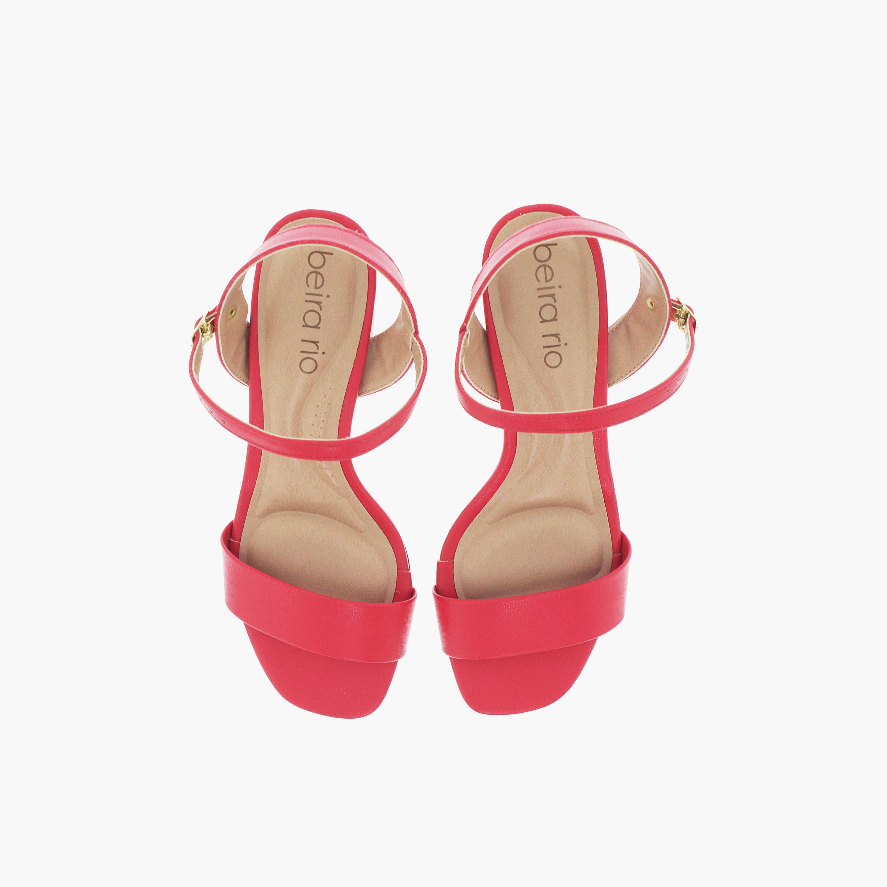 بييرا ريو - حذاء نسائي كعب عريض وحزام بمشبك | 8536-100-9569-86347-women-shoes-sandals-heeled-image-2