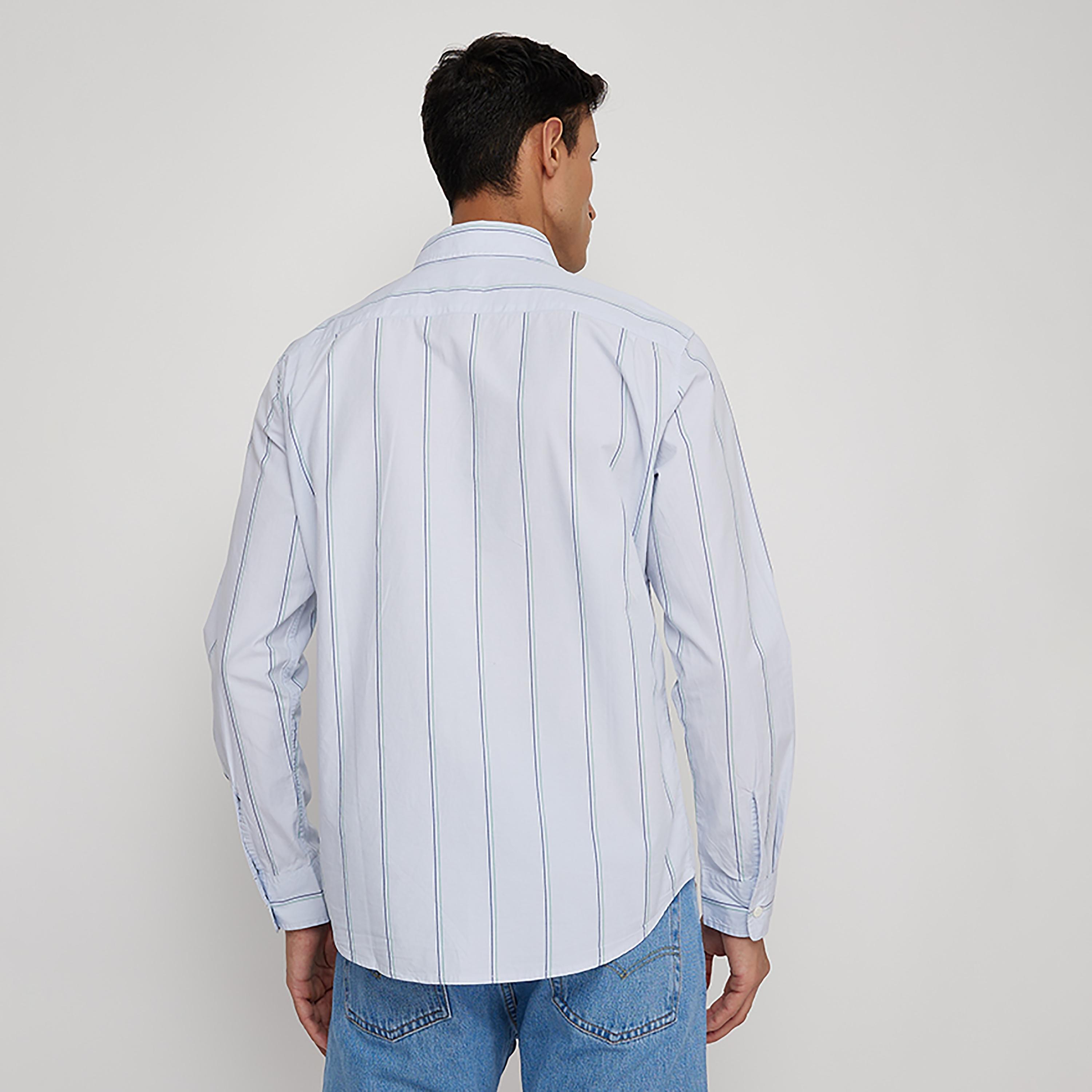 Levi's Striped Collared Long Sleeves Shirt-men-clothing-shirts-image-2