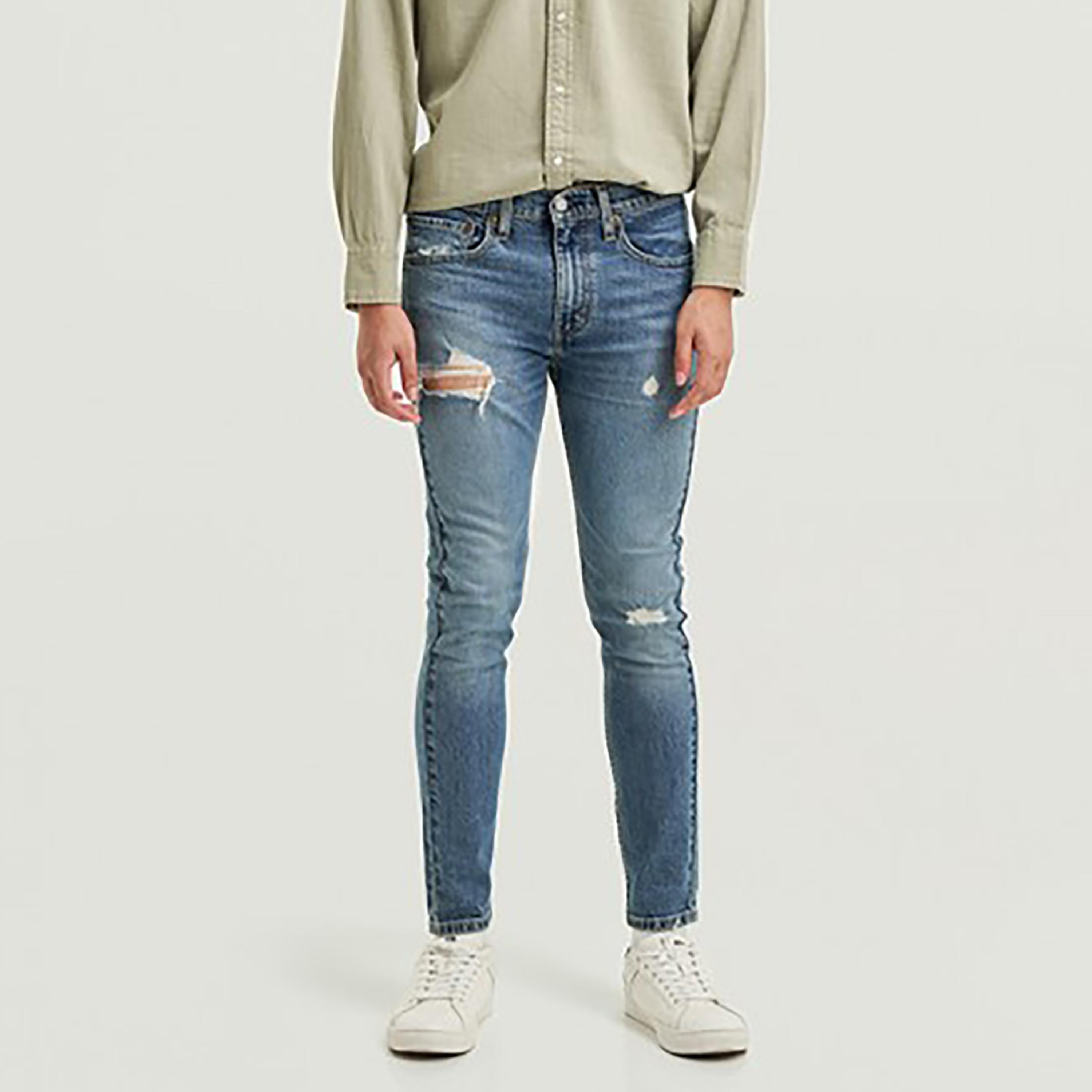 Levi's Blue Skinny Fit Mid-Rise Pocket Detail Jeans-men-clothing-bottoms-jeans-image-1