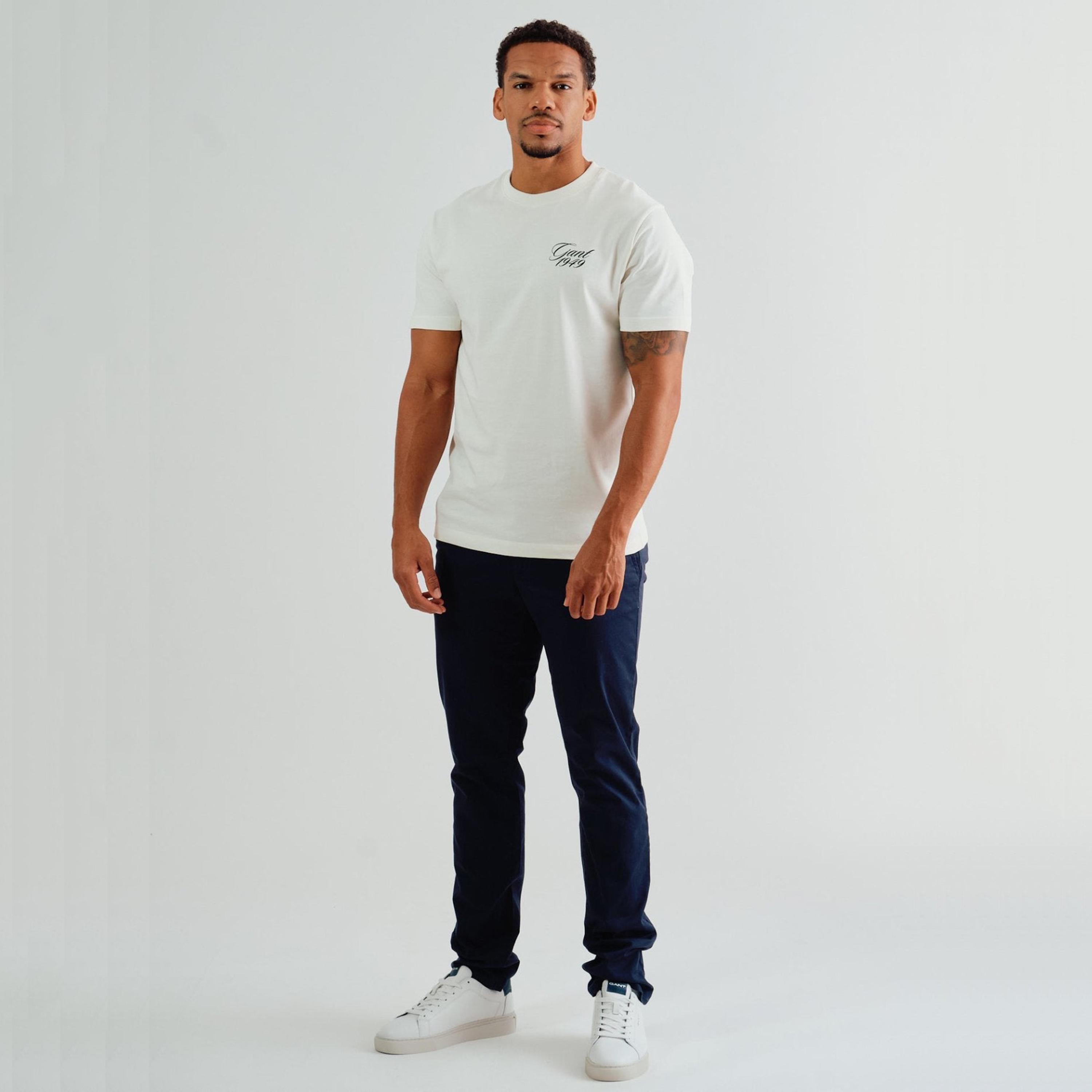 Gant Graphic Regular Fit Short Sleeves Crew Neck Men's T-Shirt-men-clothing-tshirtsandpolos-tshirts-image-2