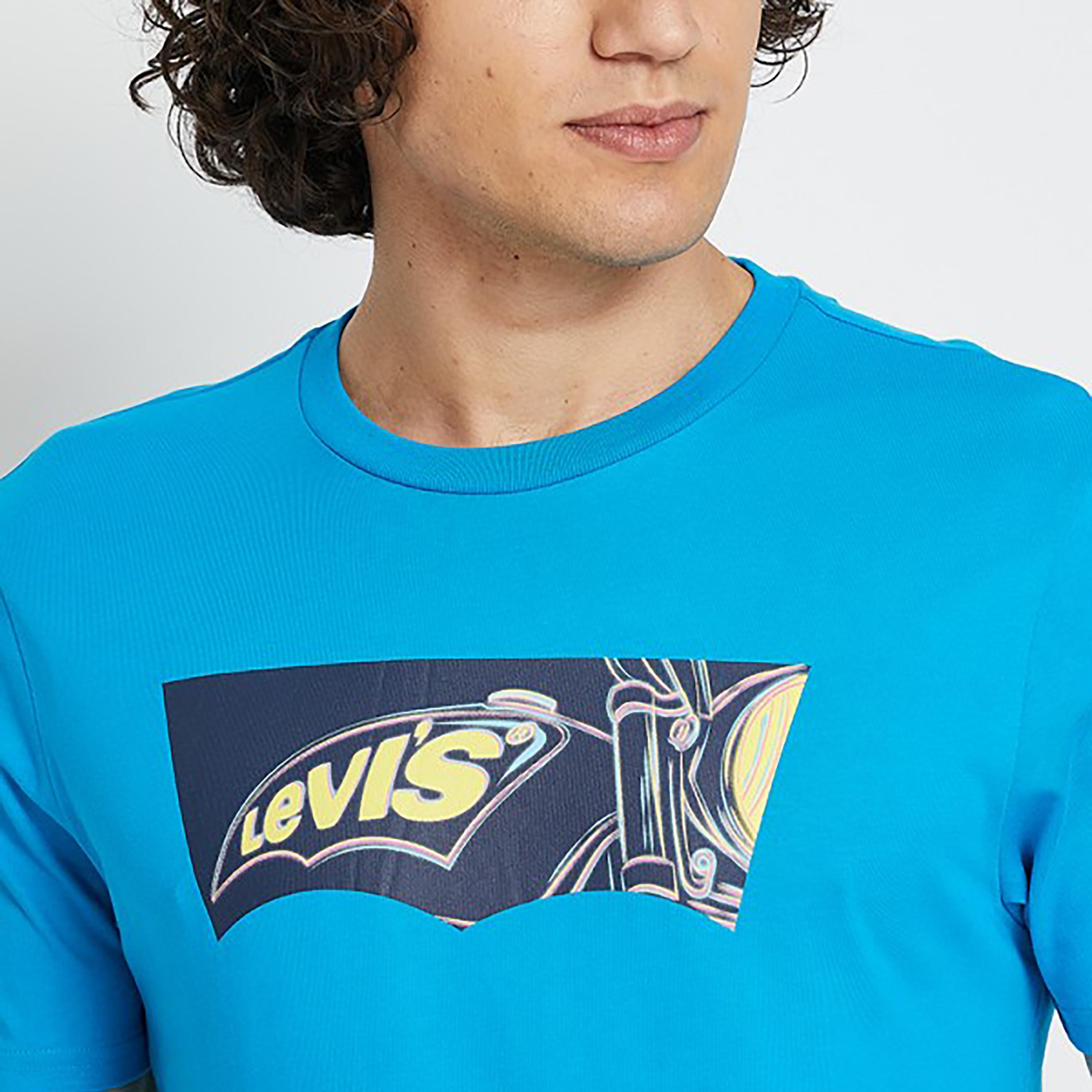 تيشيرت ليفايز بأكمام قصيرة وياقة دائرية مع شعار-men-clothing-tshirtsandpolos-tshirts-image-3