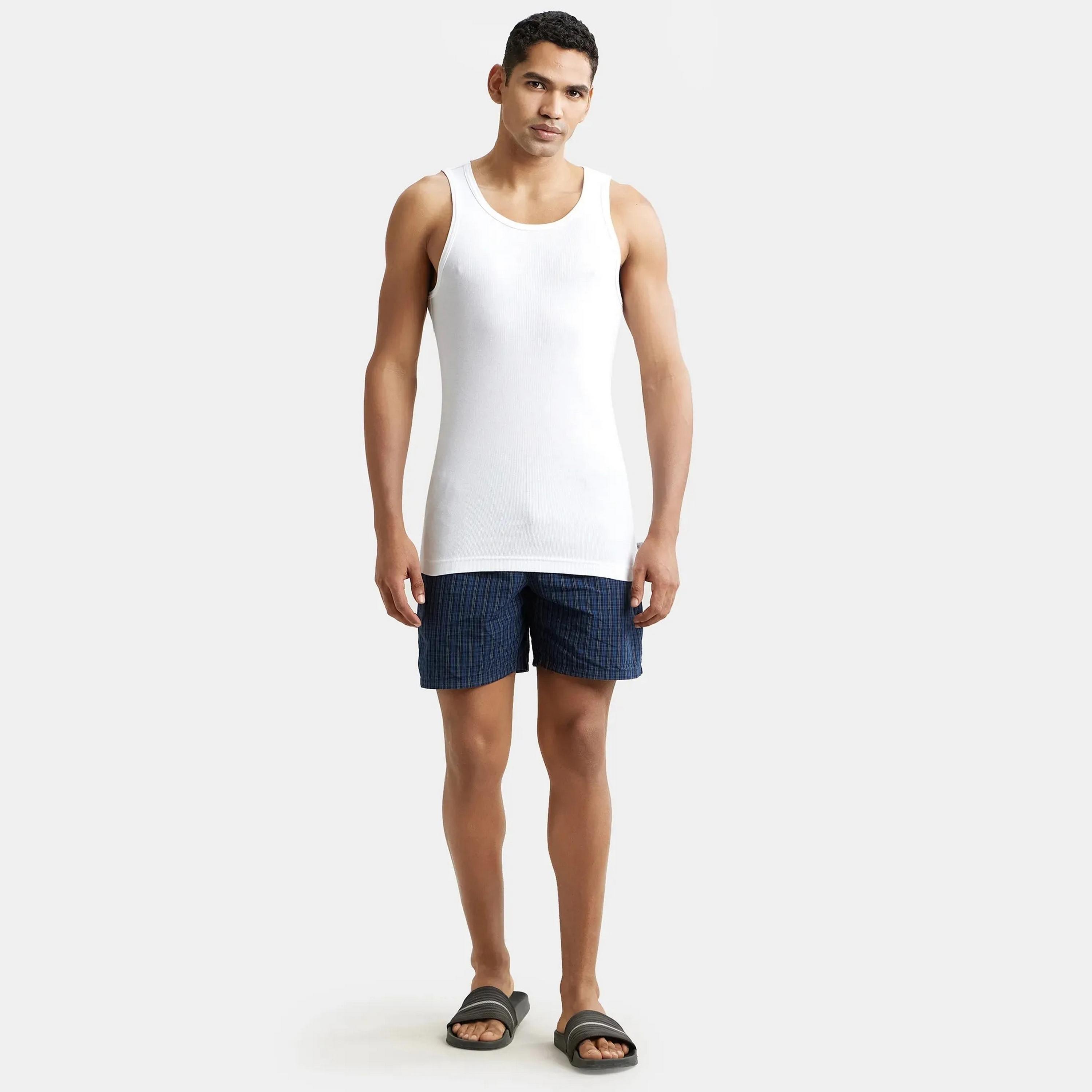 Jockey Pack of 2 Plain Scoop Neck Men's Vest-men-clothing-innerwear-vests-image-3