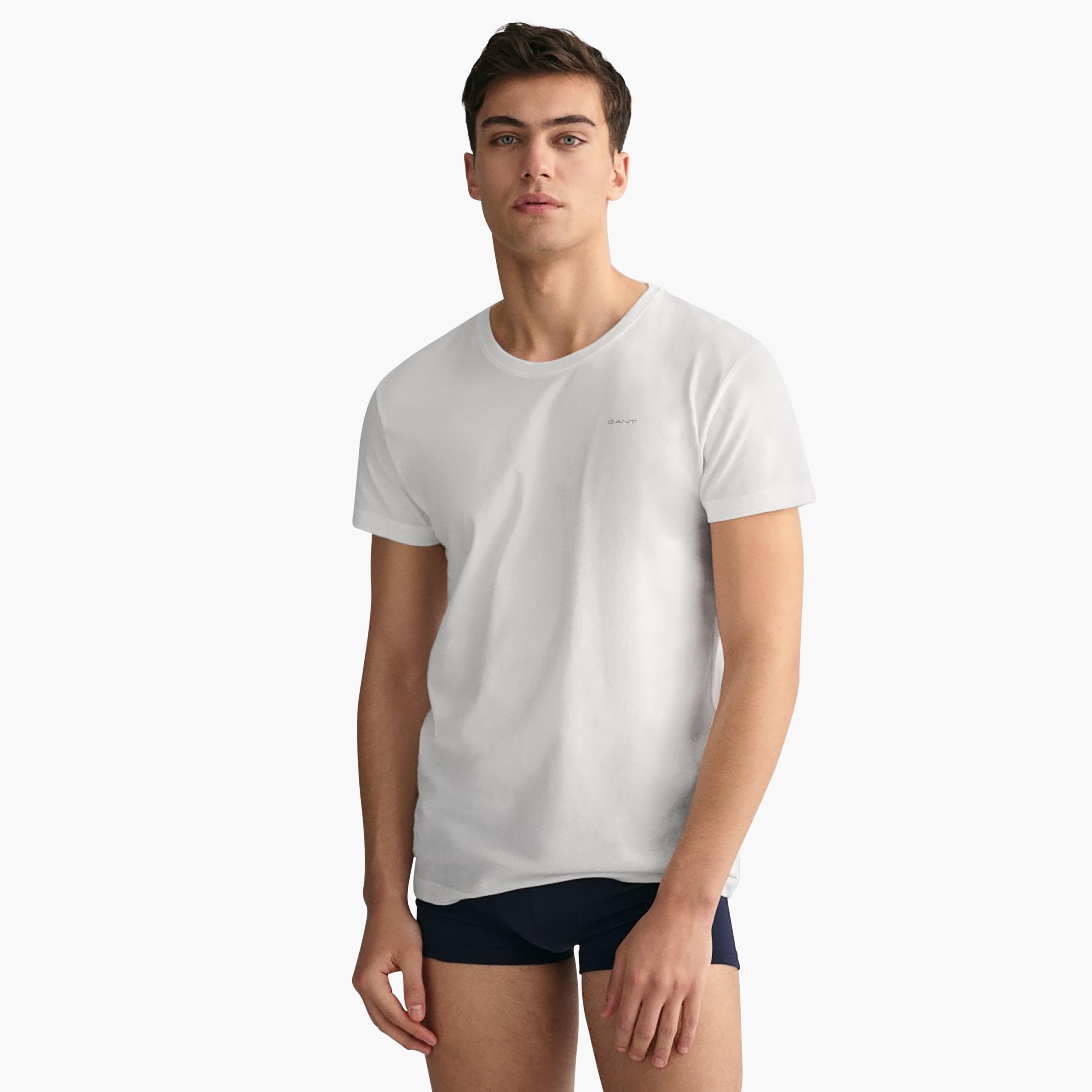 Gant Pack of 2 Plain Crew Neck Short Sleeves T-Shirt-men-clothing-tshirtsandpolos-tshirts-image-2