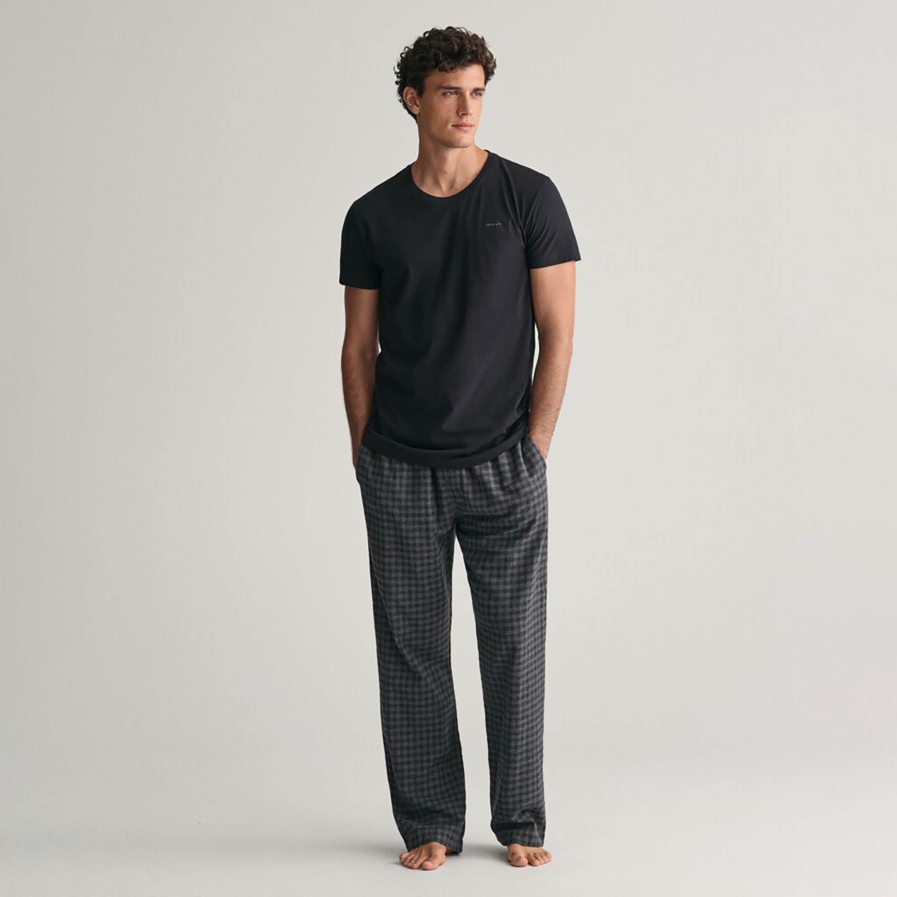 تي شيرت رجالي برقبة دائرية وأكمام قصيرة من غانت-men-clothing-tshirtsandpolos-tshirts-image-2