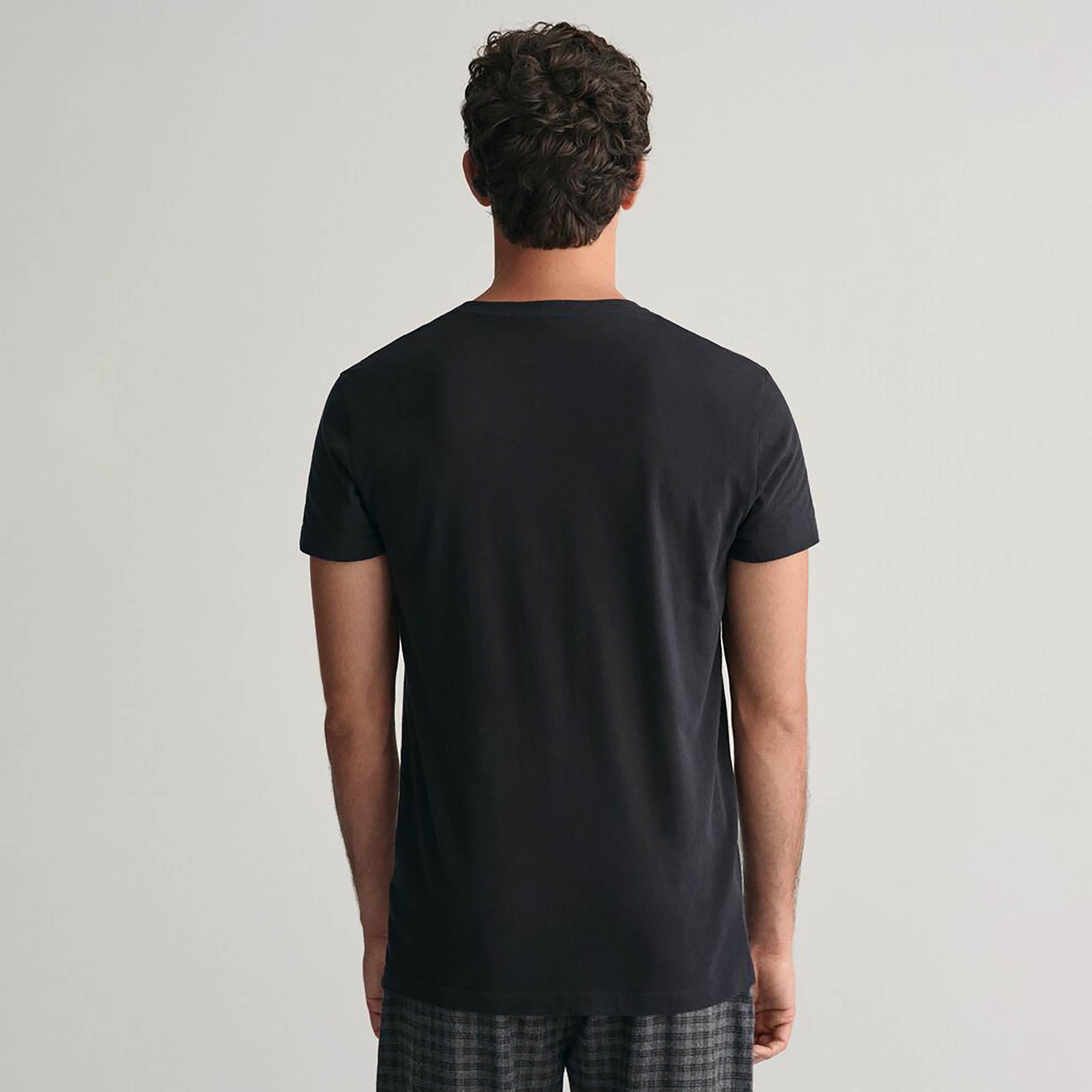 تي شيرت رجالي برقبة دائرية وأكمام قصيرة من غانت-men-clothing-tshirtsandpolos-tshirts-image-4