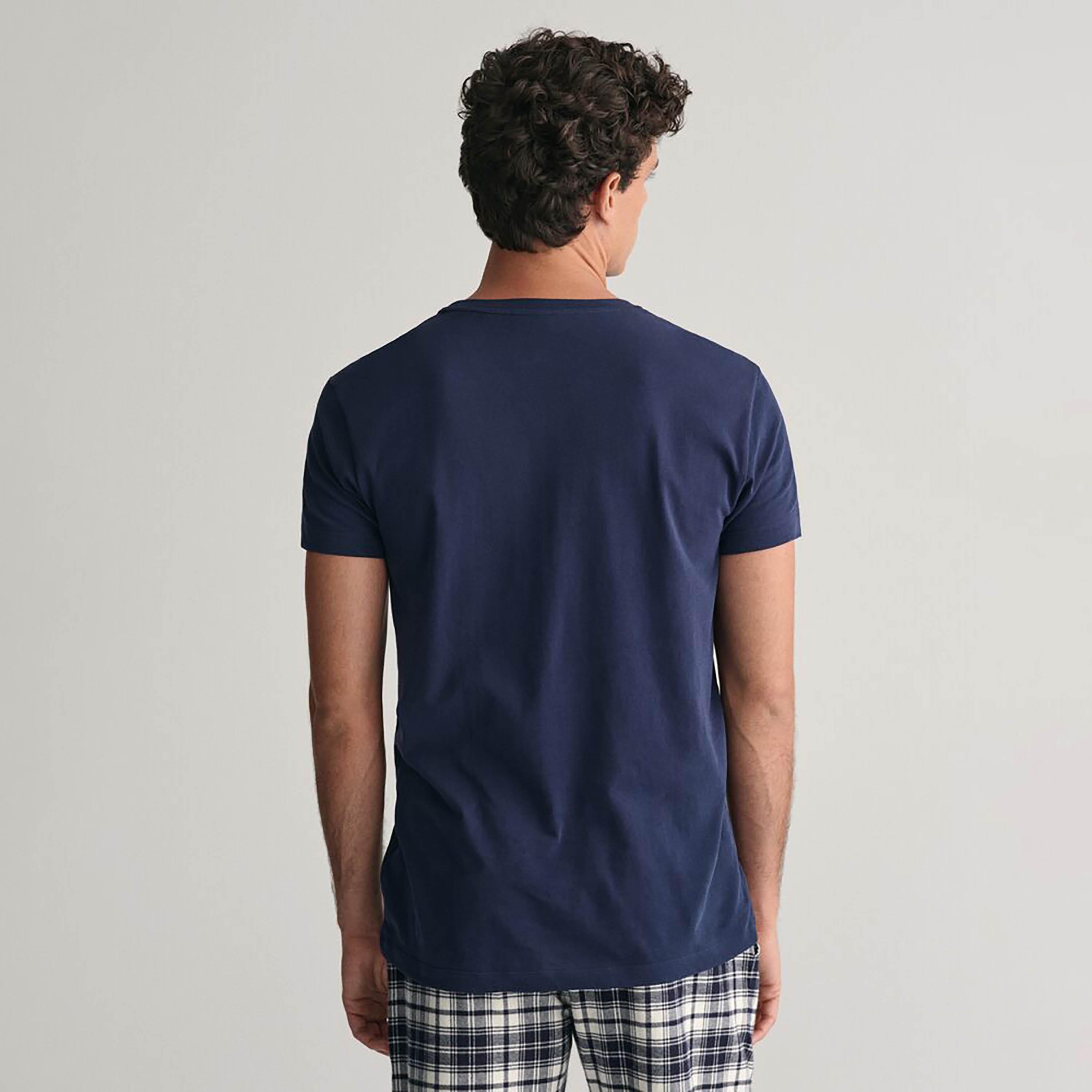 تي شيرت رجالي برقبة دائرية وأكمام قصيرة من غانت-men-clothing-tshirtsandpolos-tshirts-image-10