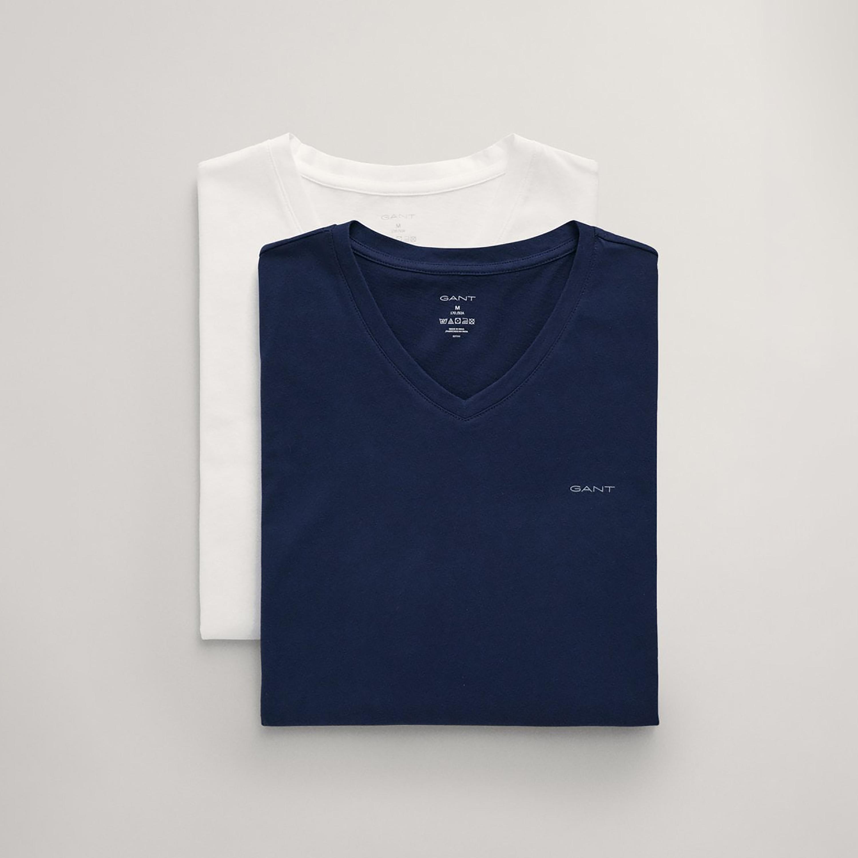 Gant Pack of 2 Plain Crew Neck Short Sleeves T-Shirt-men-clothing-tshirtsandpolos-tshirts-image-1