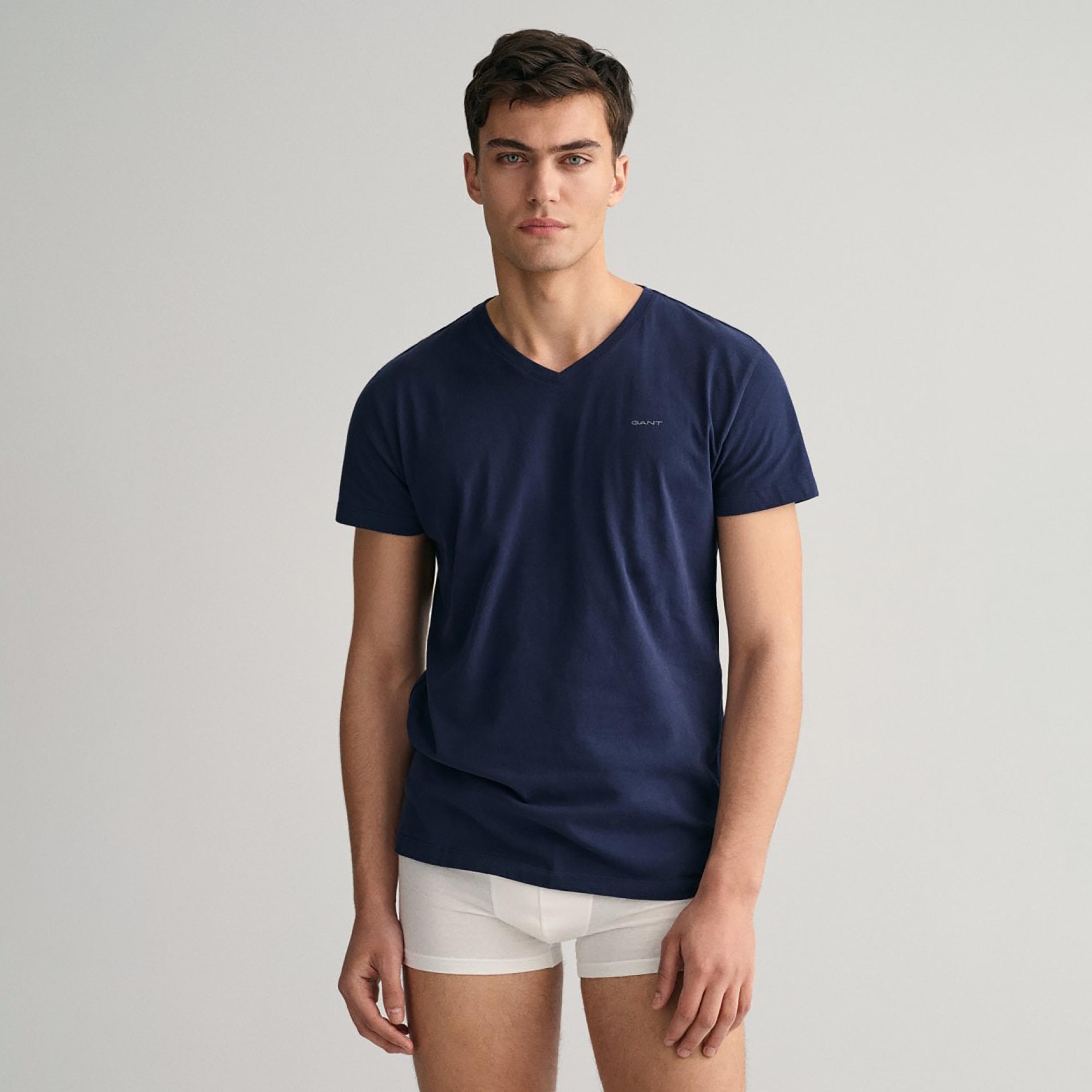 Gant Pack of 2 Plain Crew Neck Short Sleeves T-Shirt-men-clothing-tshirtsandpolos-tshirts-image-2