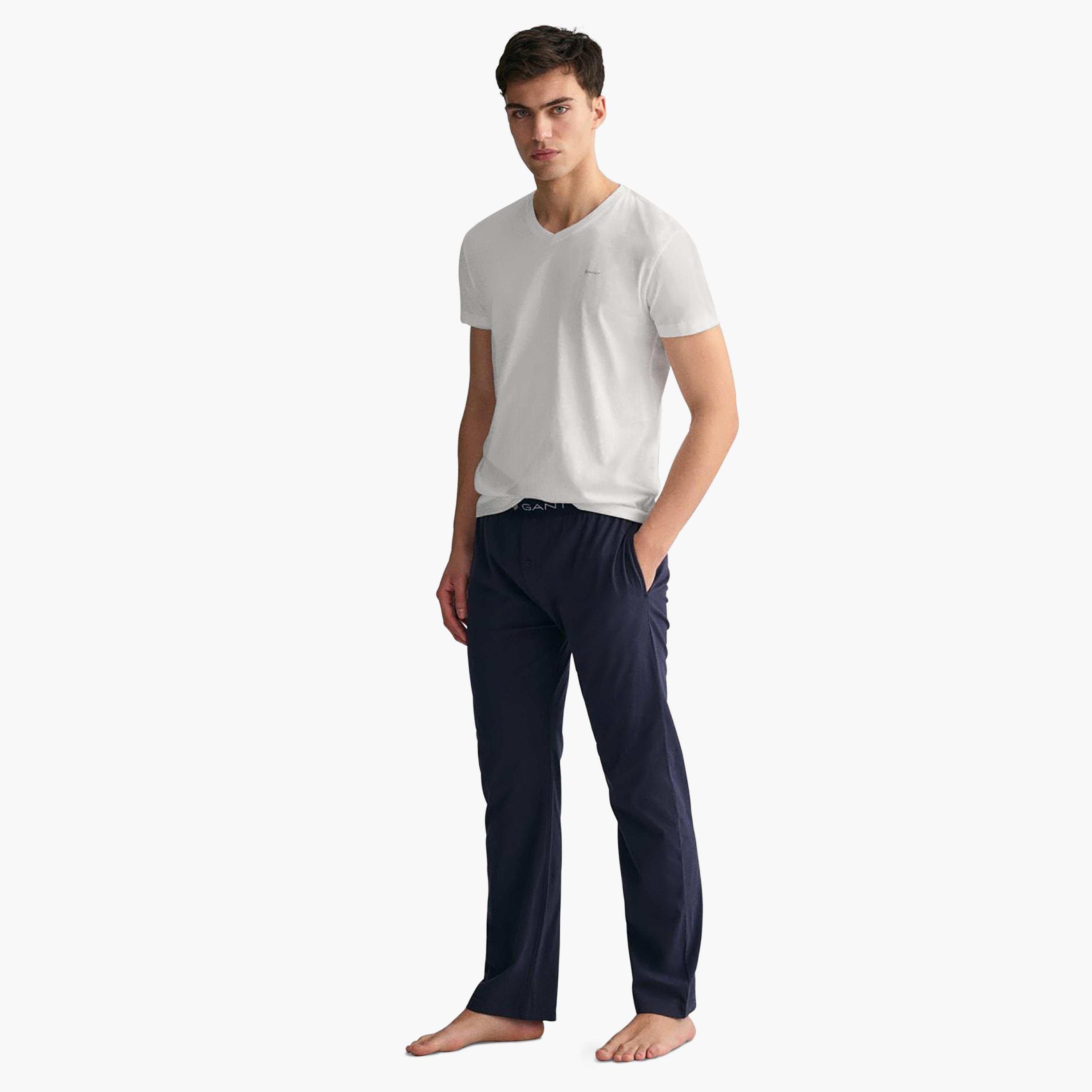 مجموعة جانت مكونة من 2 تي شيرت سادة بياقة دائرية وأكمام قصيرة-men-clothing-tshirtsandpolos-tshirts-image-3