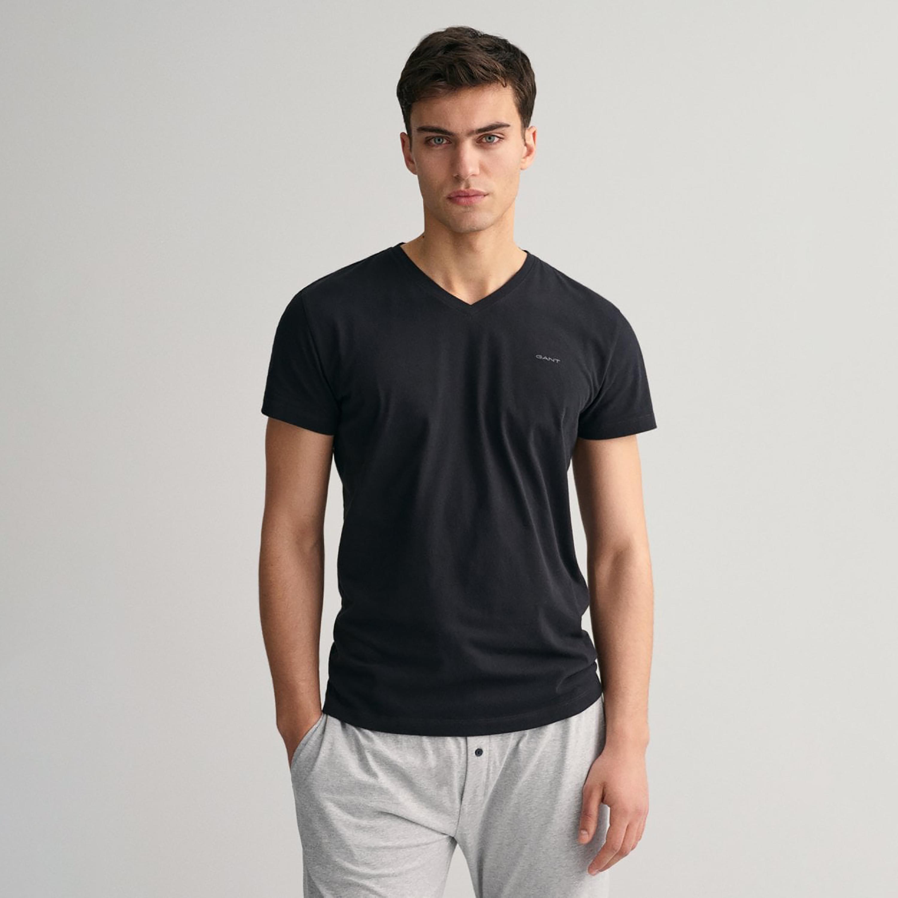 Gant Pack of 2 Plain Crew Neck Short Sleeves T-Shirt-men-clothing-tshirtsandpolos-tshirts-image-2