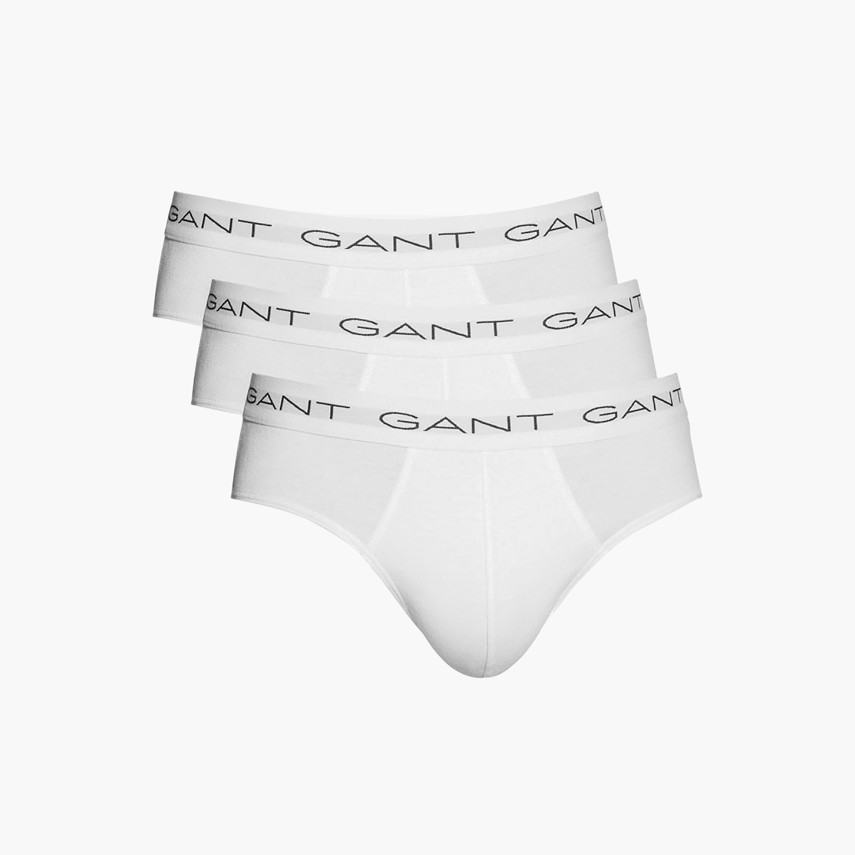 Gant Pack of 3 Branding Elasticated Waist Briefs-men-clothing-innerwear-underwear-image-3