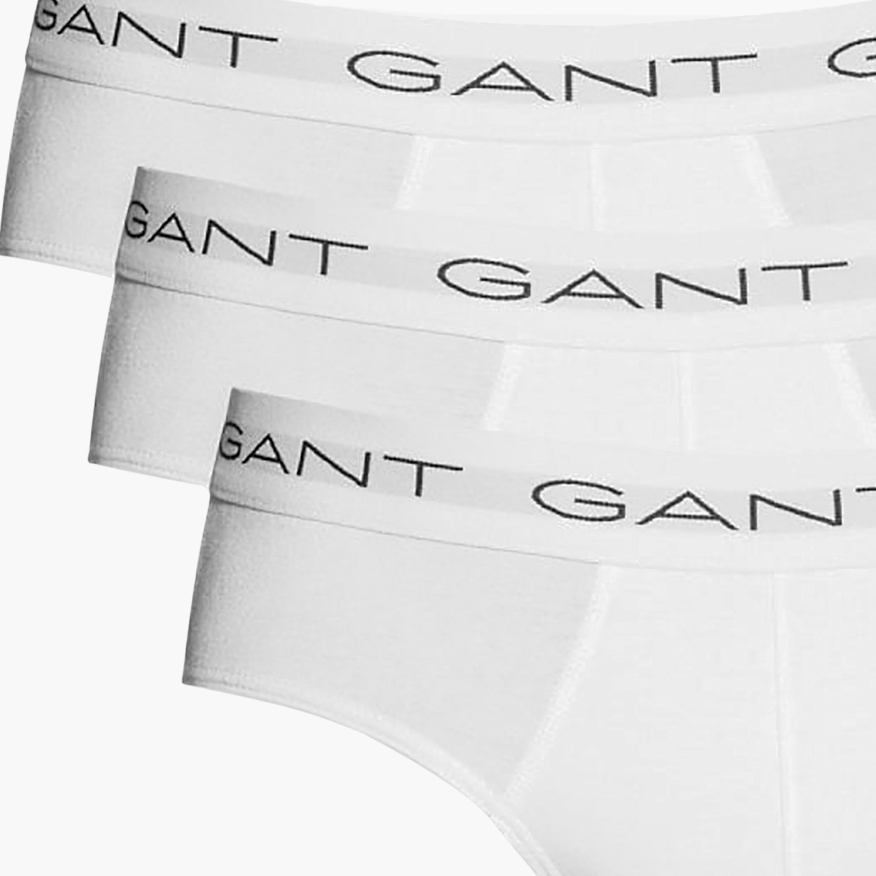 Gant Pack of 3 Branding Elasticated Waist Briefs-men-clothing-innerwear-underwear-image-4