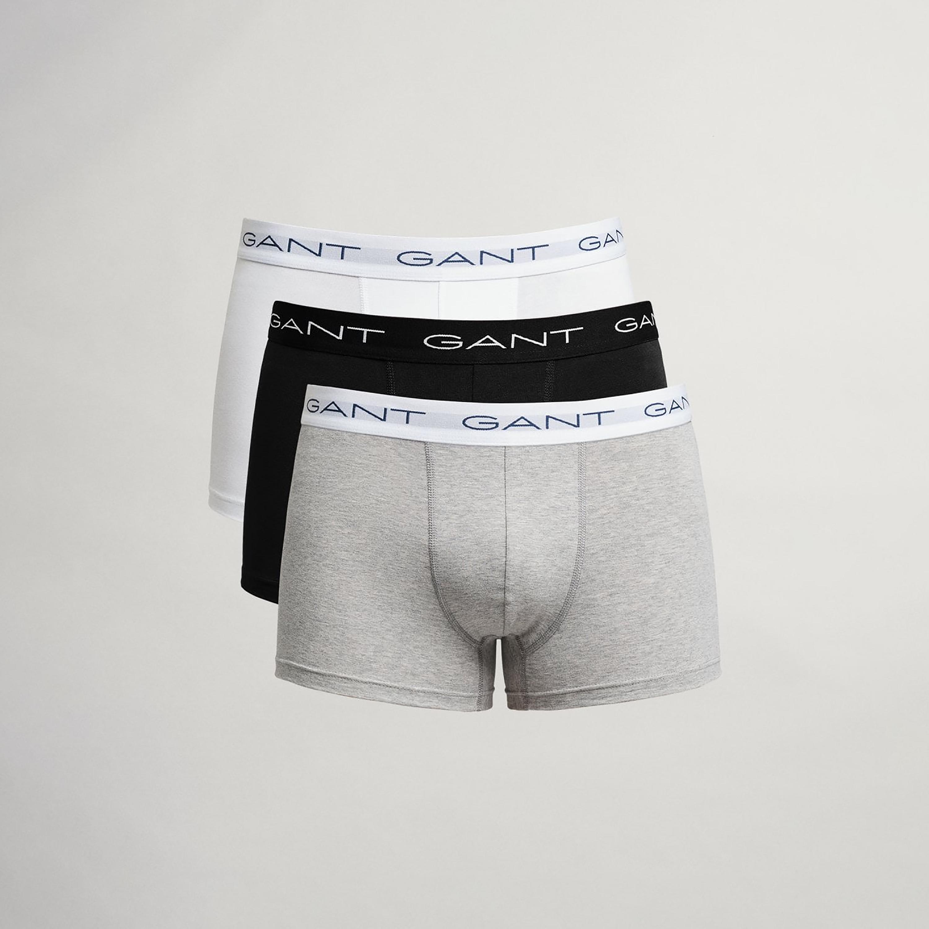 Gant Pack of 3 Mid-Rise Branding Elasticated Waistband Men Briefs-men-clothing-innerwear-underwear-image-2