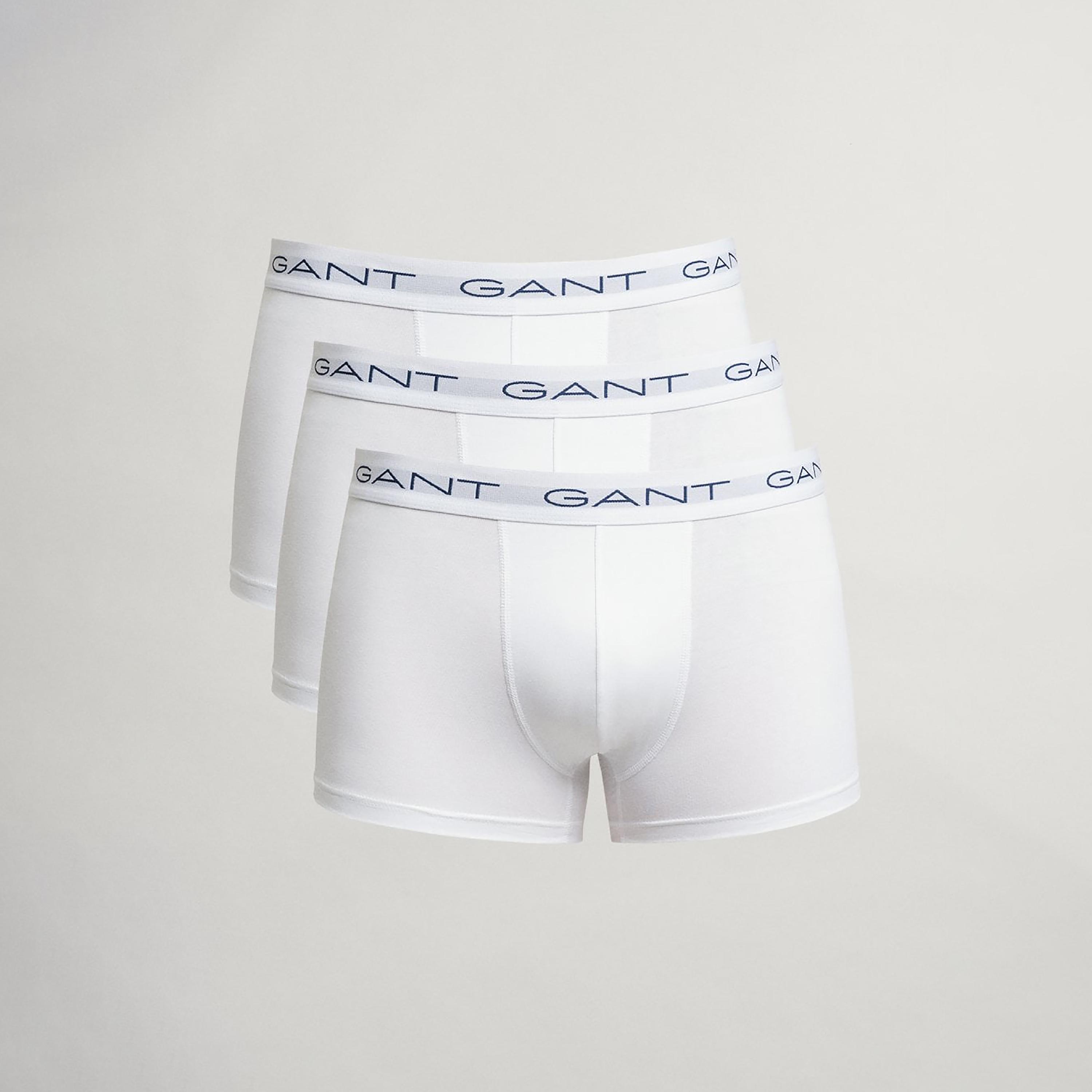 Gant Pack of 3 Branding Elasticated Waist Trunks-men-clothing-innerwear-underwear-image-2