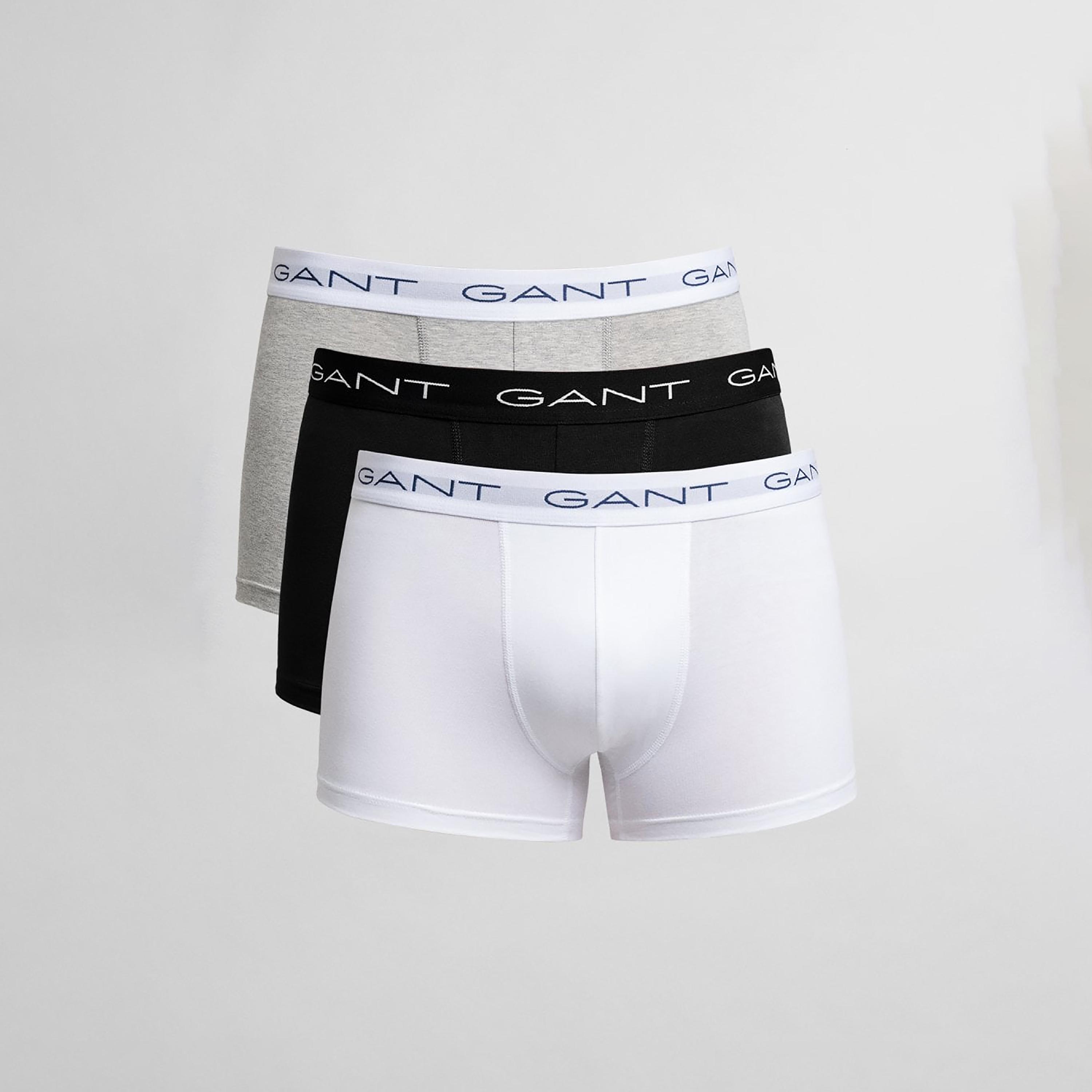 Gant Pack of 3 Branding Elasticated Waist Boxer Briefs-men-clothing-innerwear-underwear-image-1