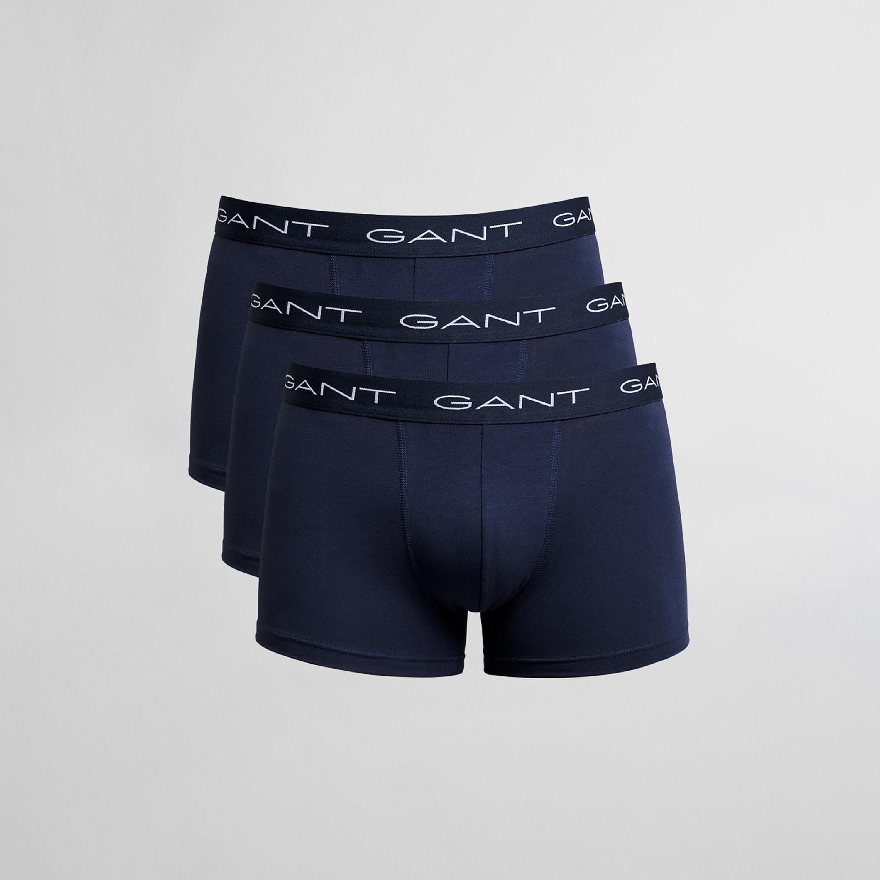 Gant Pack of 3 Branding Elasticated Waist Boxer Briefs-men-clothing-innerwear-underwear-image-1