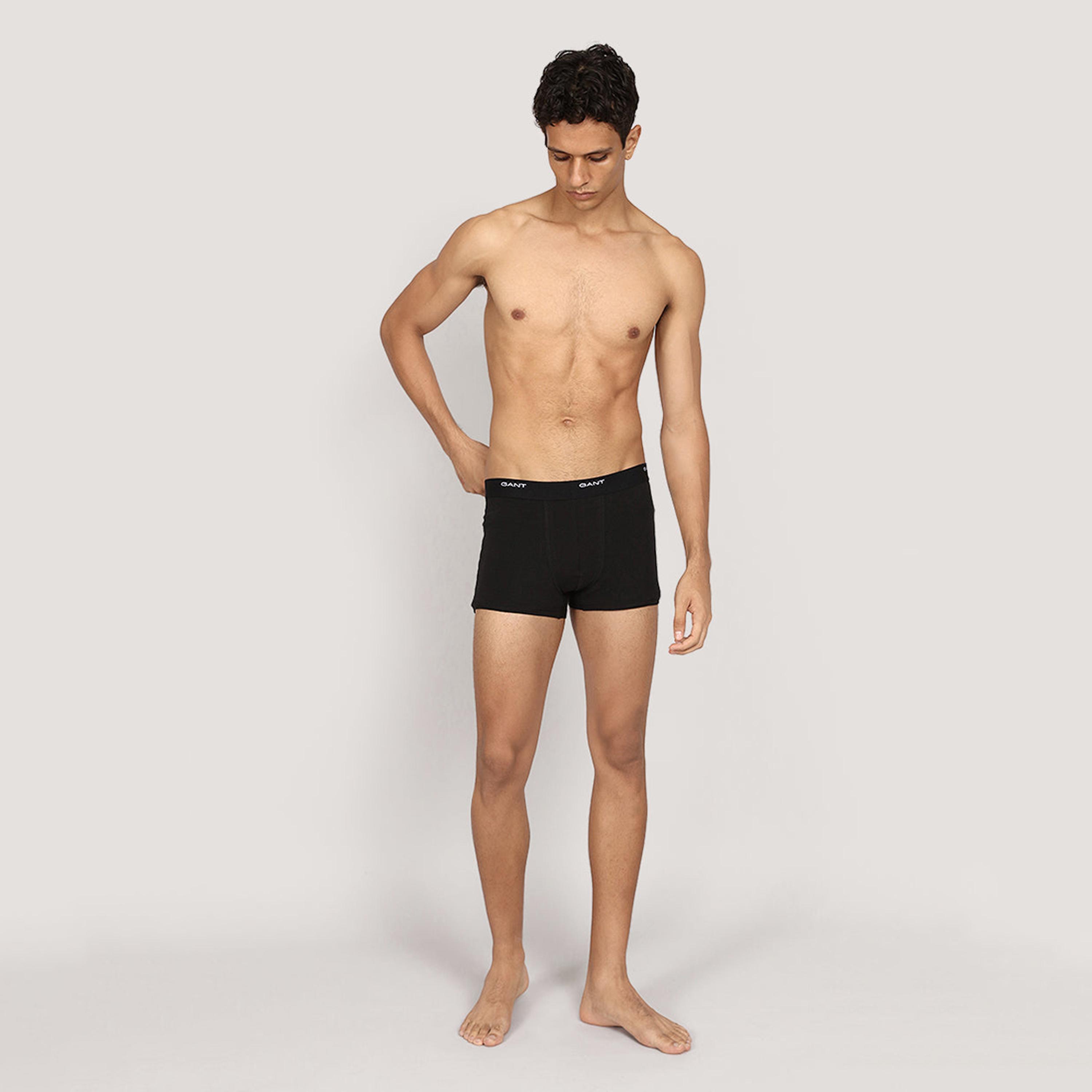 عبوة من 3 سراويل داخلية رجالية بخصر متوسط بطبعة شعار الماركة من جانت-men-clothing-innerwear-underwear-image-2