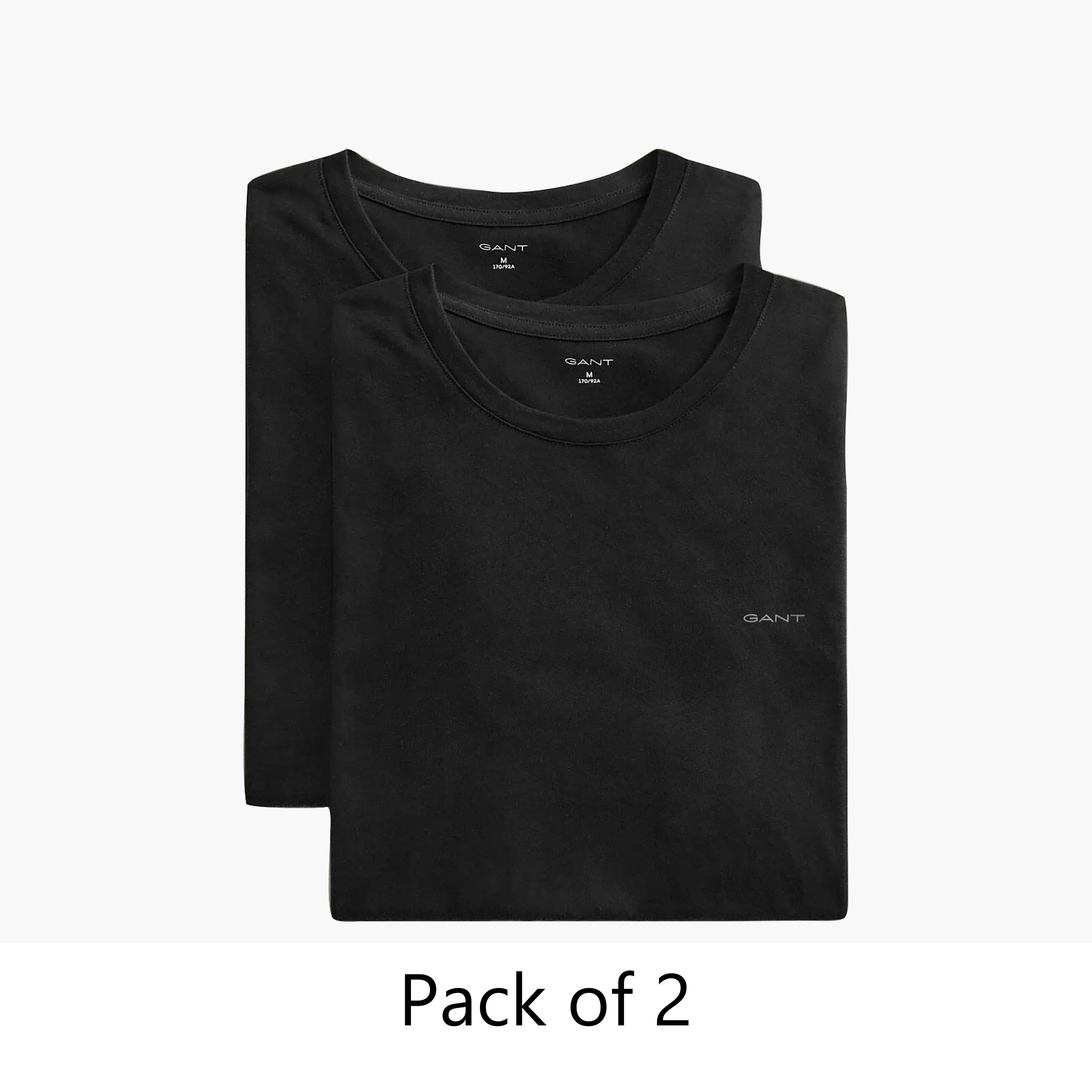 Gant Plain Crew Neck Short Sleeves Men's T-Shirt-men-clothing-tshirtsandpolos-tshirts-image-1