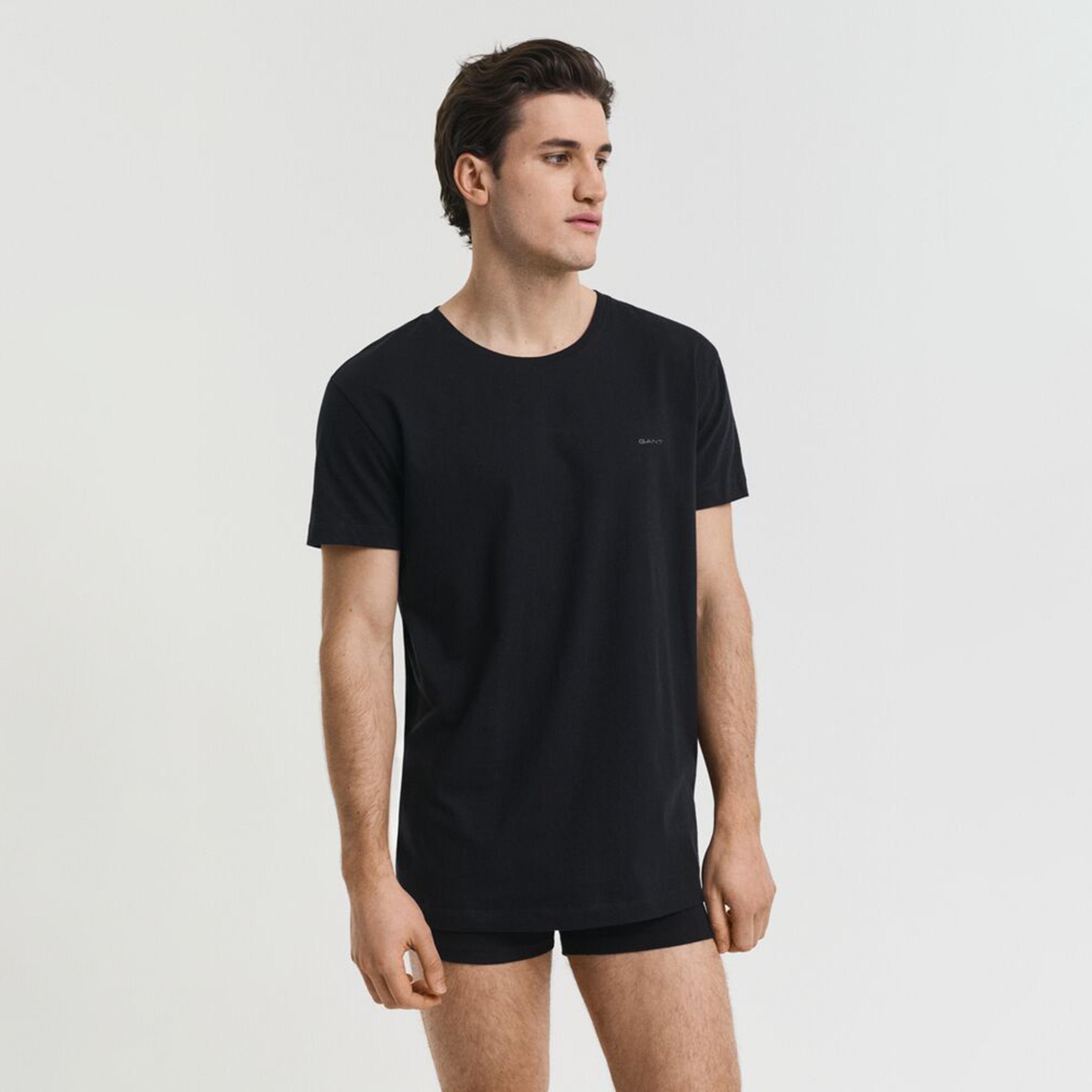 تيشيرت رجالي بياقة دائرية وأكمام قصيرة وسادة من جانت.-men-clothing-tshirtsandpolos-tshirts-image-10