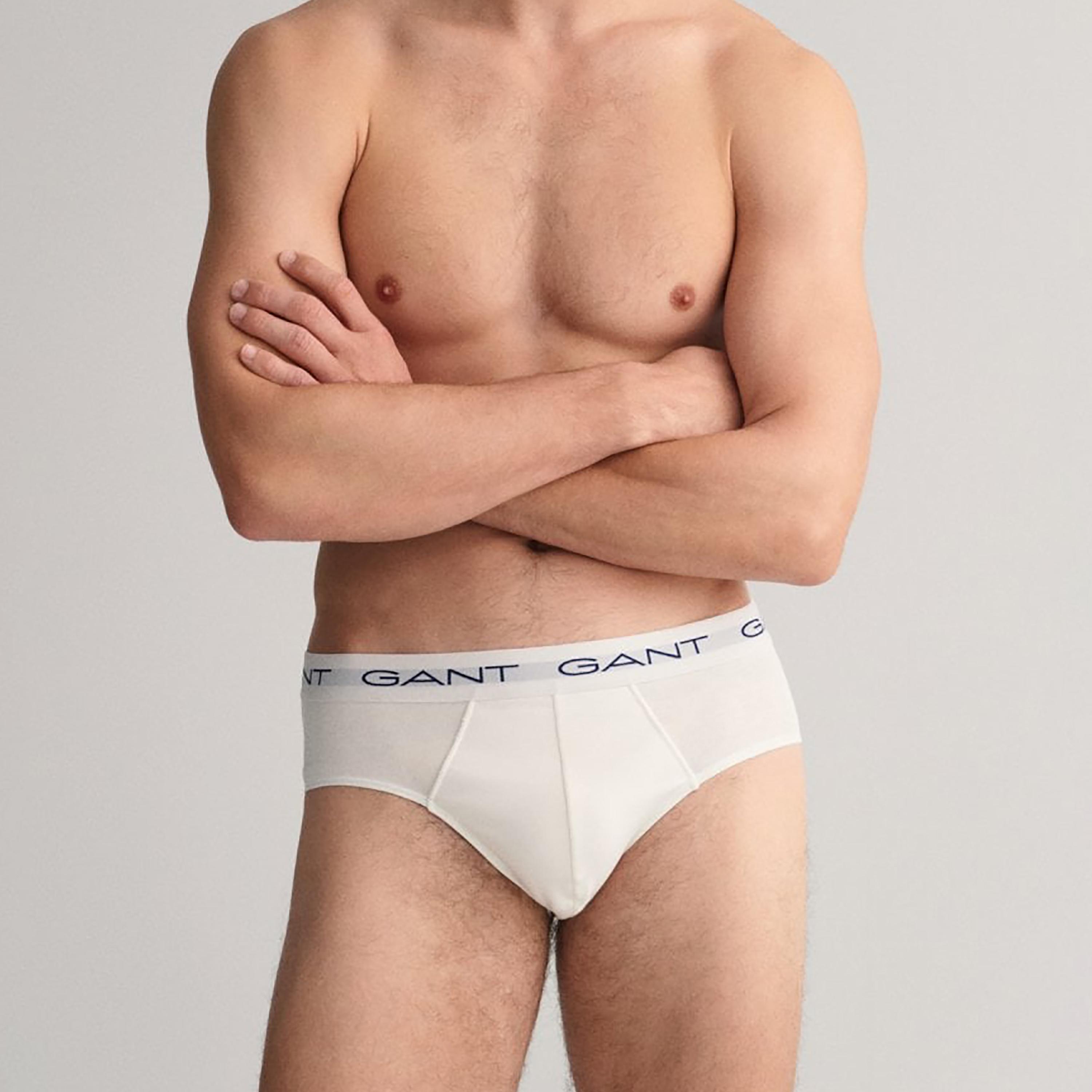 مجموعة جانت مكونة من 3 سراويل داخلية بخصر مطاطي تحمل العلامة التجارية-men-clothing-innerwear-underwear-image-2