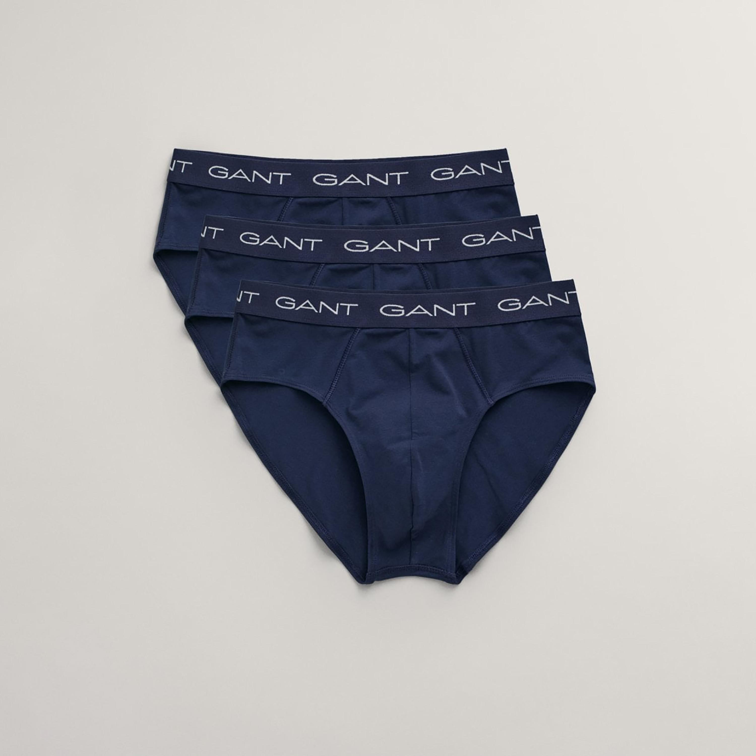 مجموعة جانت مكونة من 3 سراويل داخلية بخصر مطاطي تحمل العلامة التجارية-men-clothing-innerwear-underwear-image-1