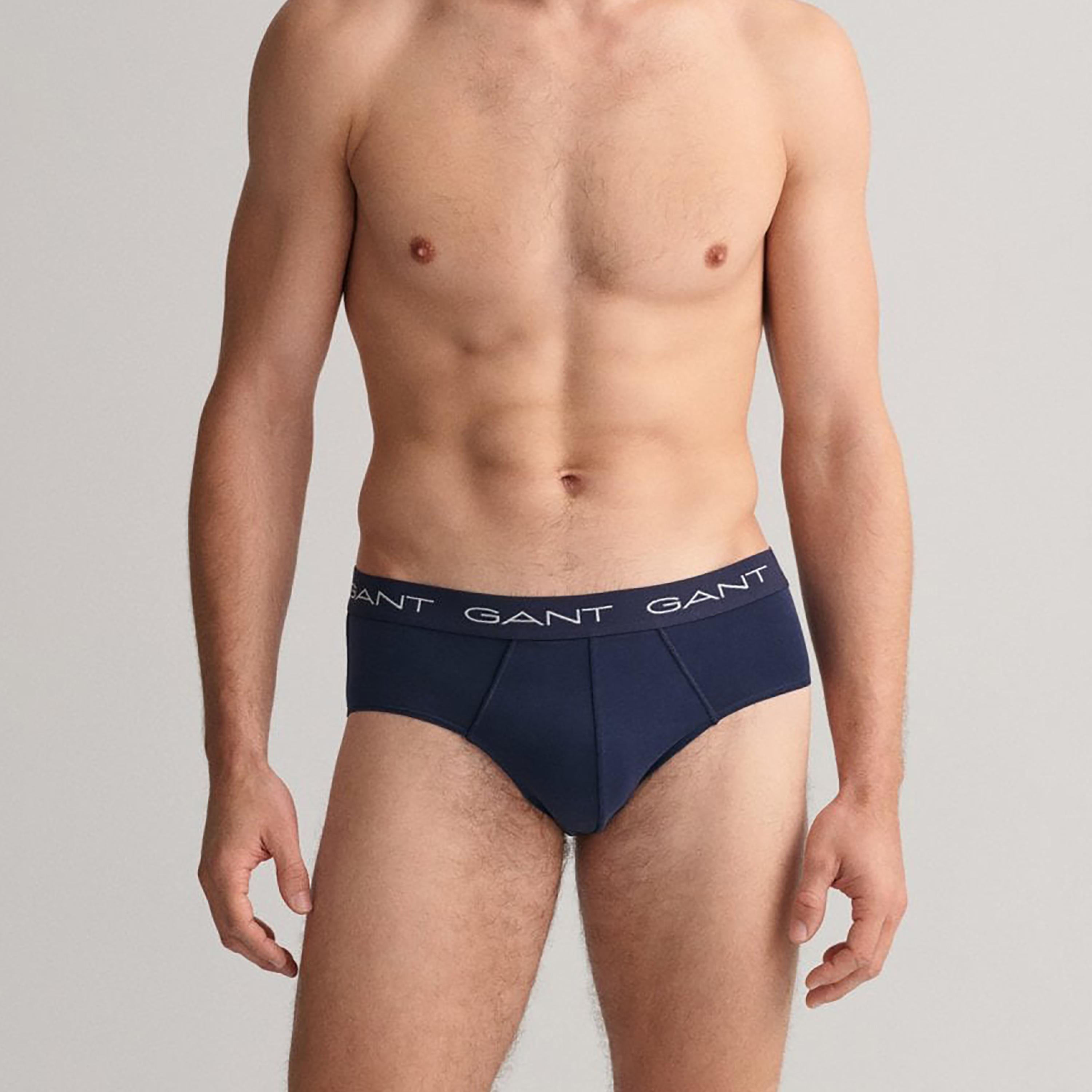 مجموعة جانت مكونة من 3 سراويل داخلية بخصر مطاطي تحمل العلامة التجارية-men-clothing-innerwear-underwear-image-2