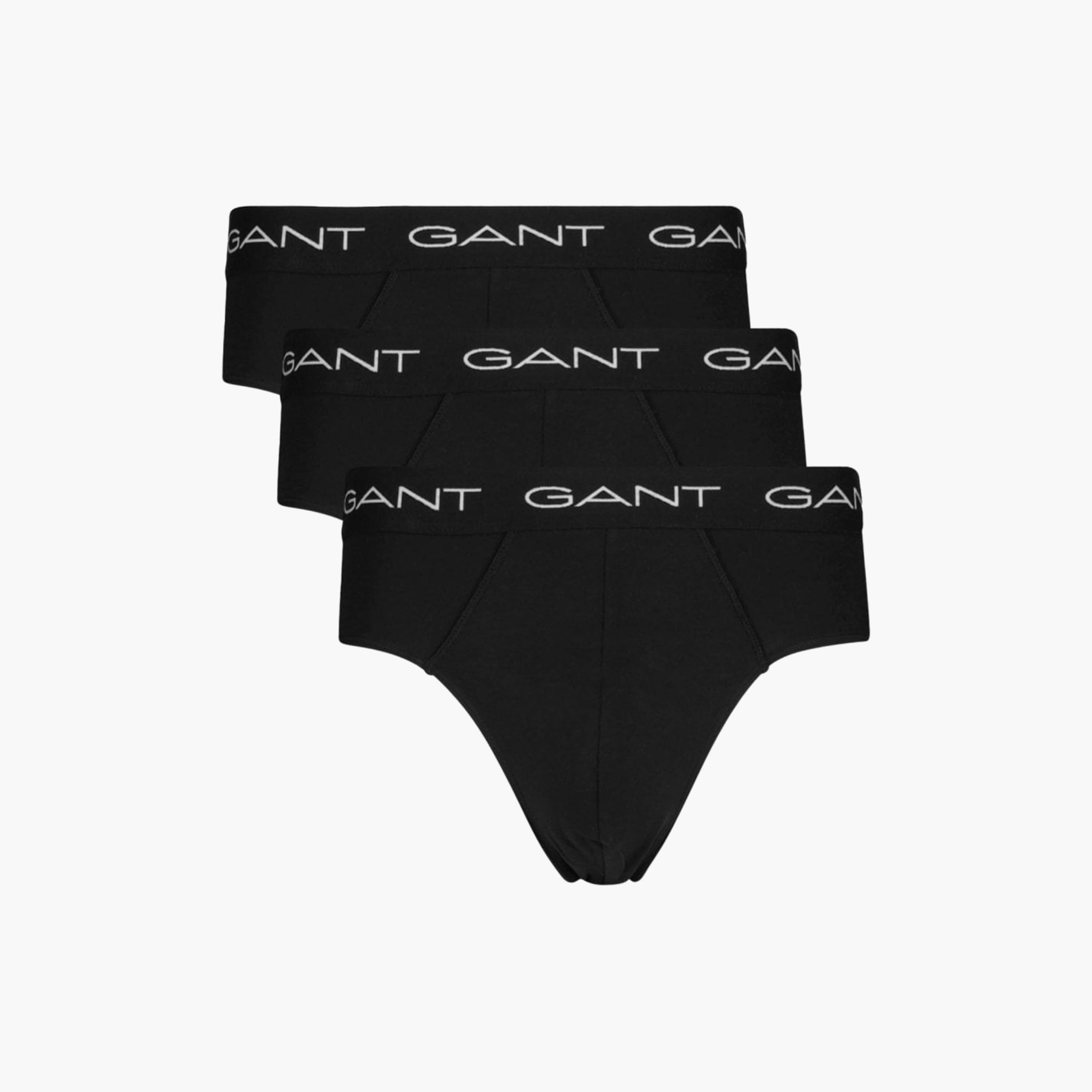 Gant Pack of 3 Branding Elasticated Waist Briefs-men-clothing-innerwear-underwear-image-4