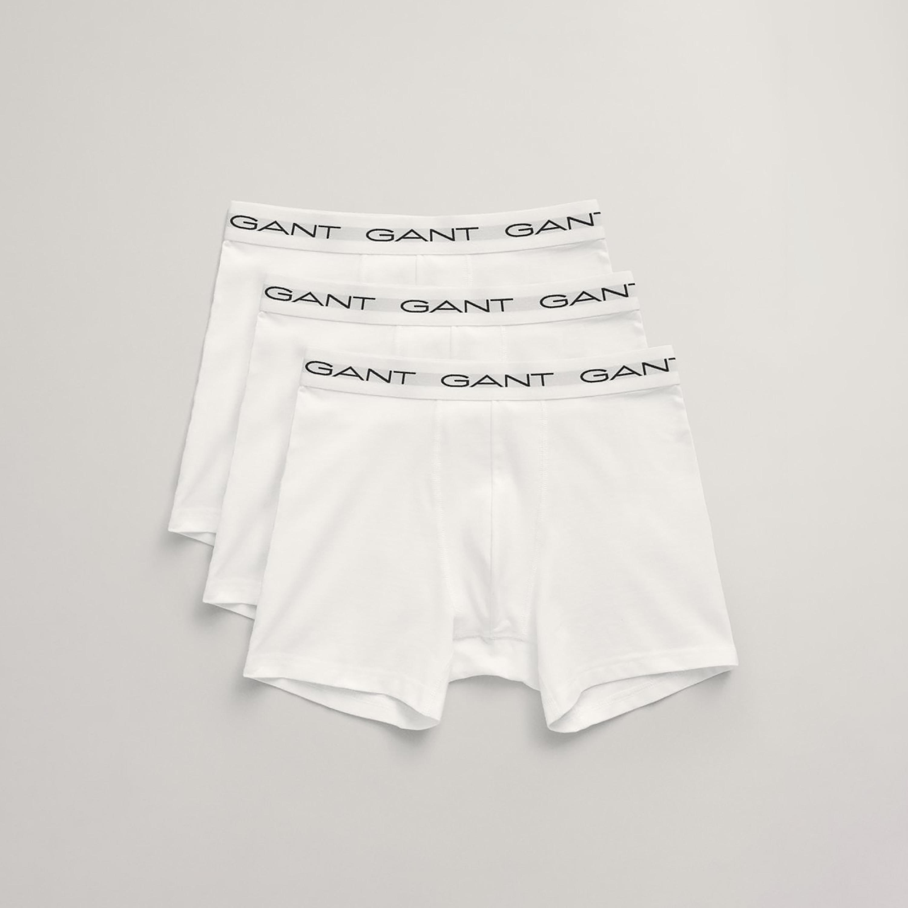 Gant Pack of 3 Branding Elasticated Waist Boxer Briefs-men-clothing-innerwear-underwear-image-1