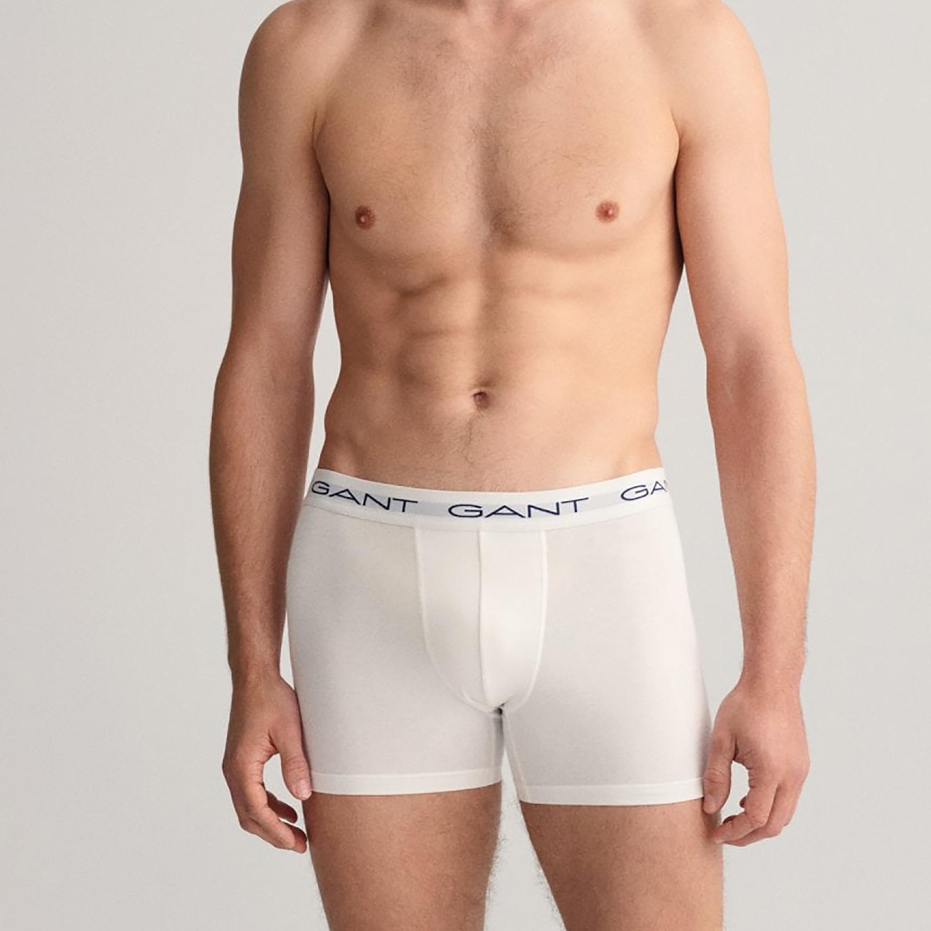 Gant Pack of 3 Branding Elasticated Waist Boxer Briefs-men-clothing-innerwear-underwear-image-2