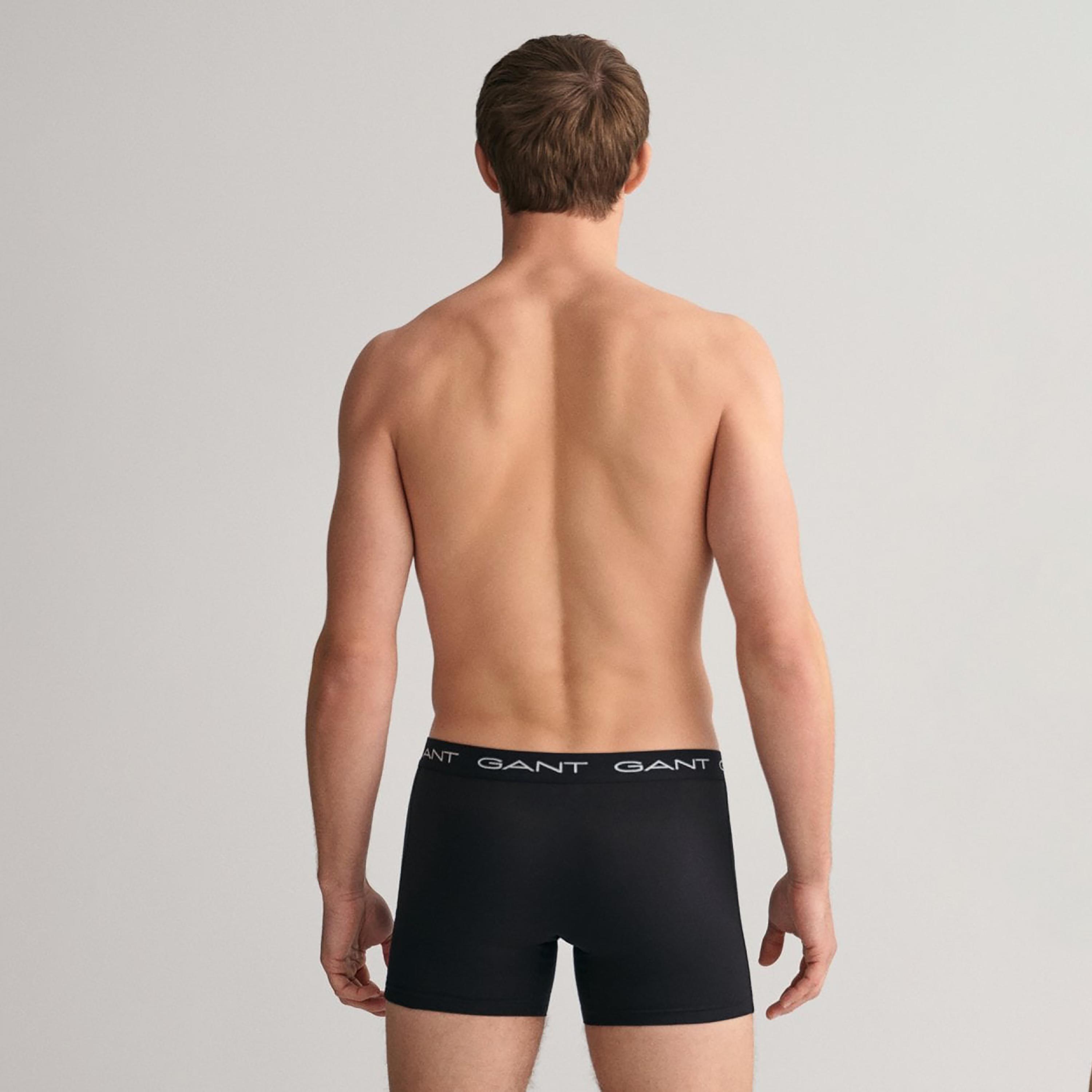 Gant Pack of 3 Branding Elasticated Waist Boxer Briefs-men-clothing-innerwear-underwear-image-3