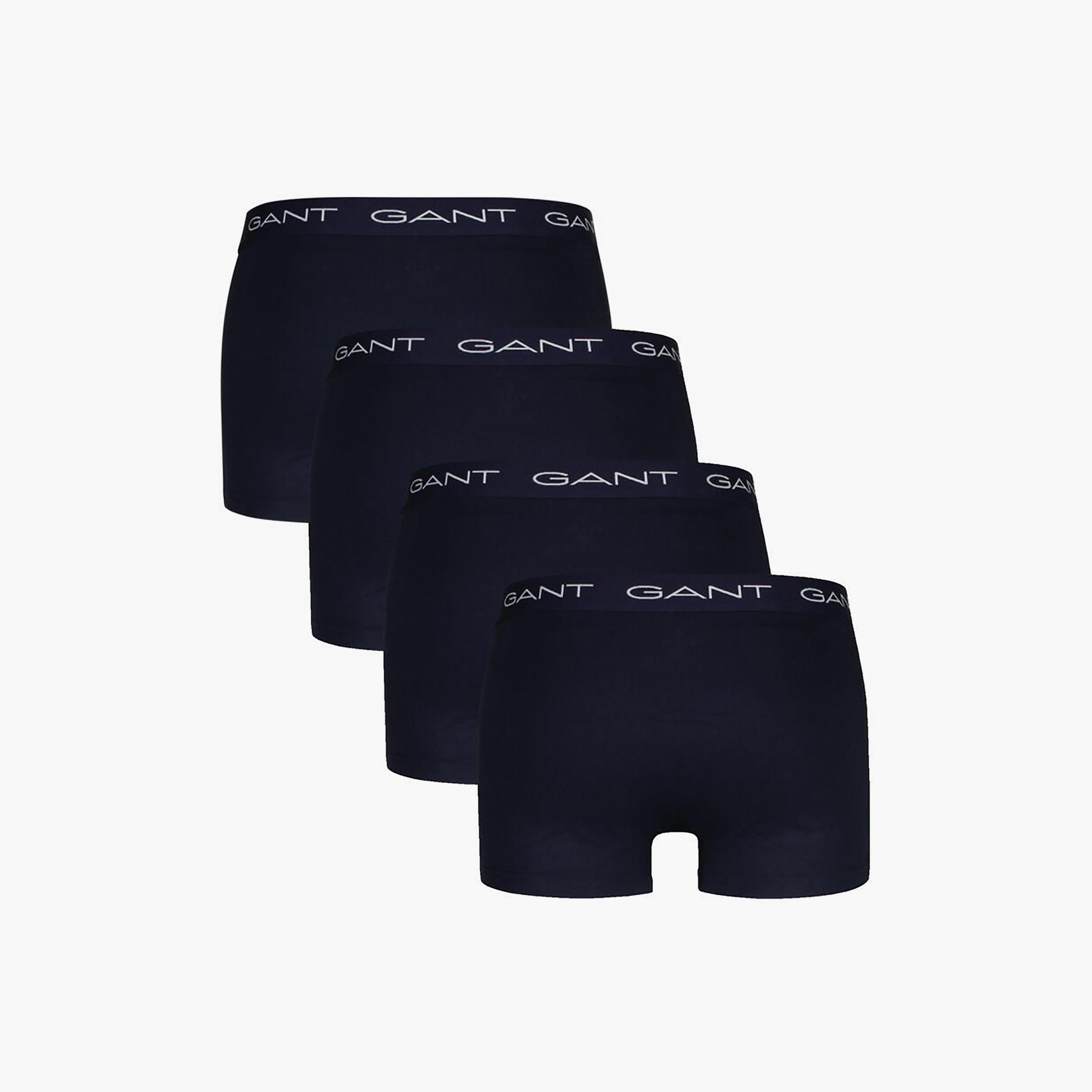 Gant Pack of 4 Mid-Rise Branding Elasticated Waistband Men Trunks-men-clothing-innerwear-underwear-image-2