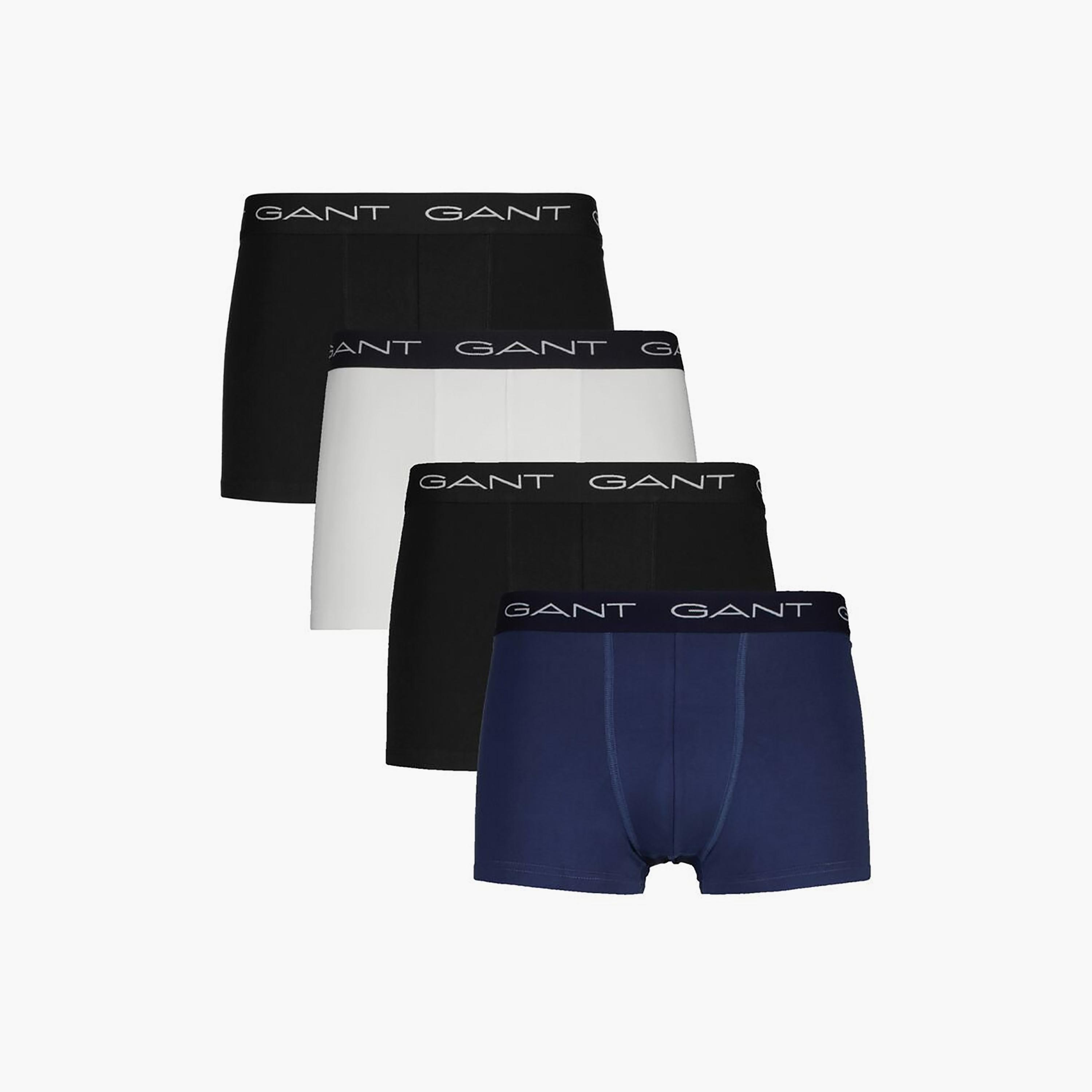 مجموعة غانت مكونة من 4 سراويل داخلية للرجال بحزام خصر مطاطي متوسط ​​الارتفاع-men-clothing-innerwear-underwear-image-3