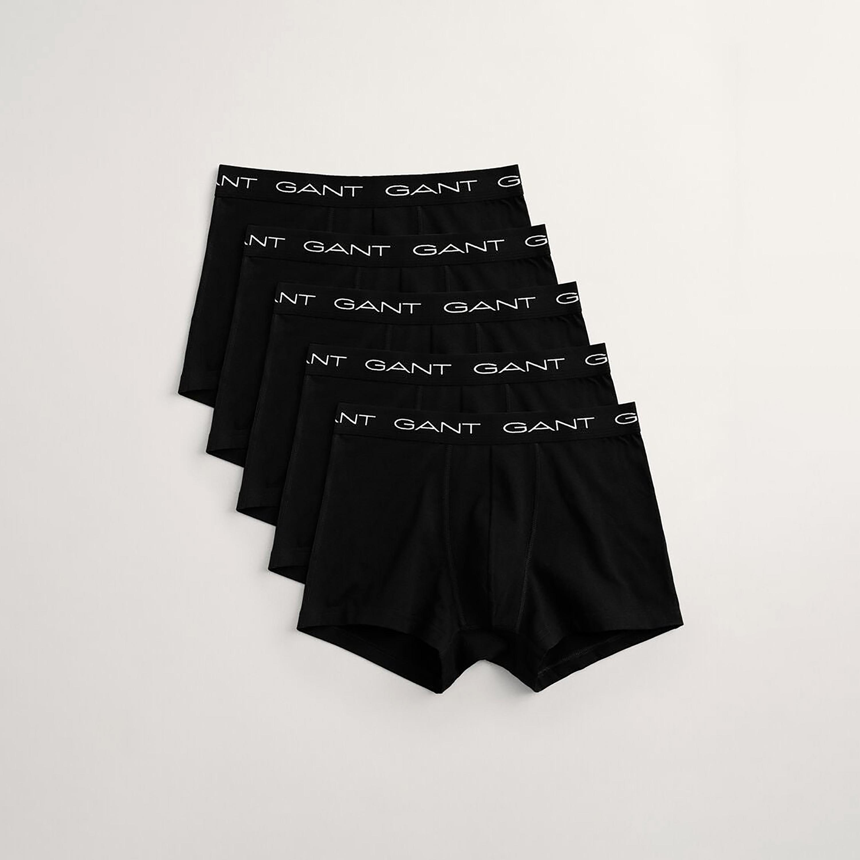 مجموعة غانت مكونة من 5 سراويل داخلية للرجال بطباعة علامة تجارية منخفضة الارتفاع-men-clothing-innerwear-underwear-image-5