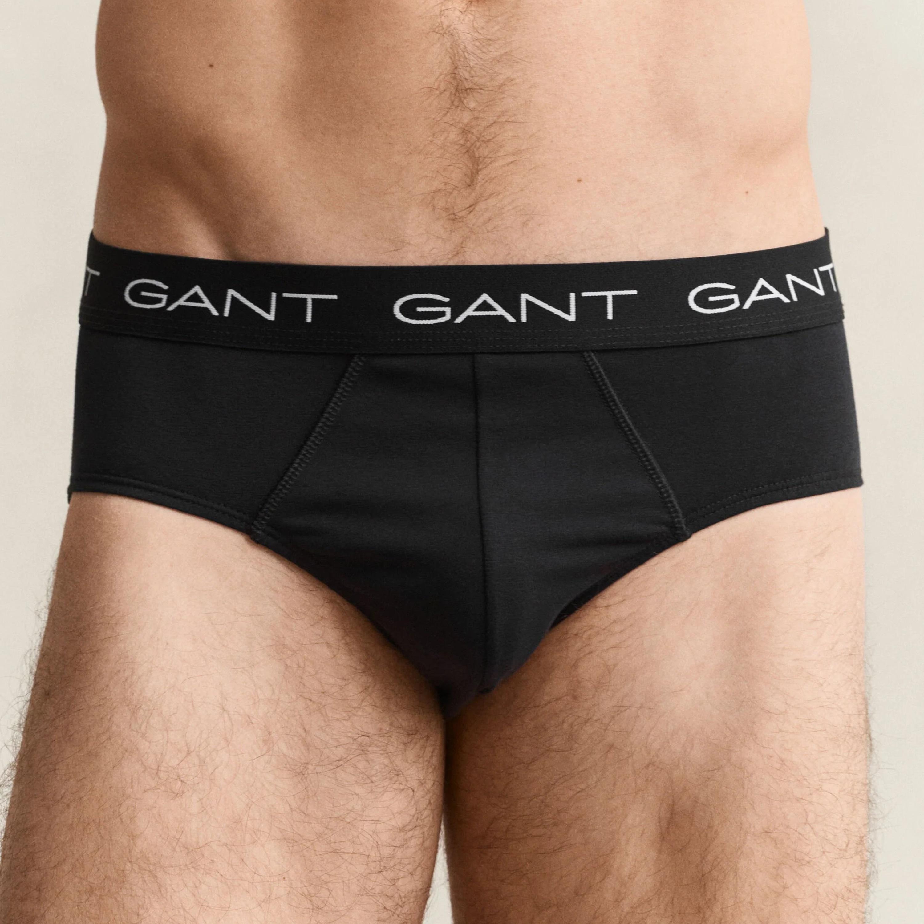 عبوة من 3 سراويل داخلية رجالية بخصر متوسط بطبعة شعار الماركة من جانت-men-clothing-innerwear-underwear-image-3