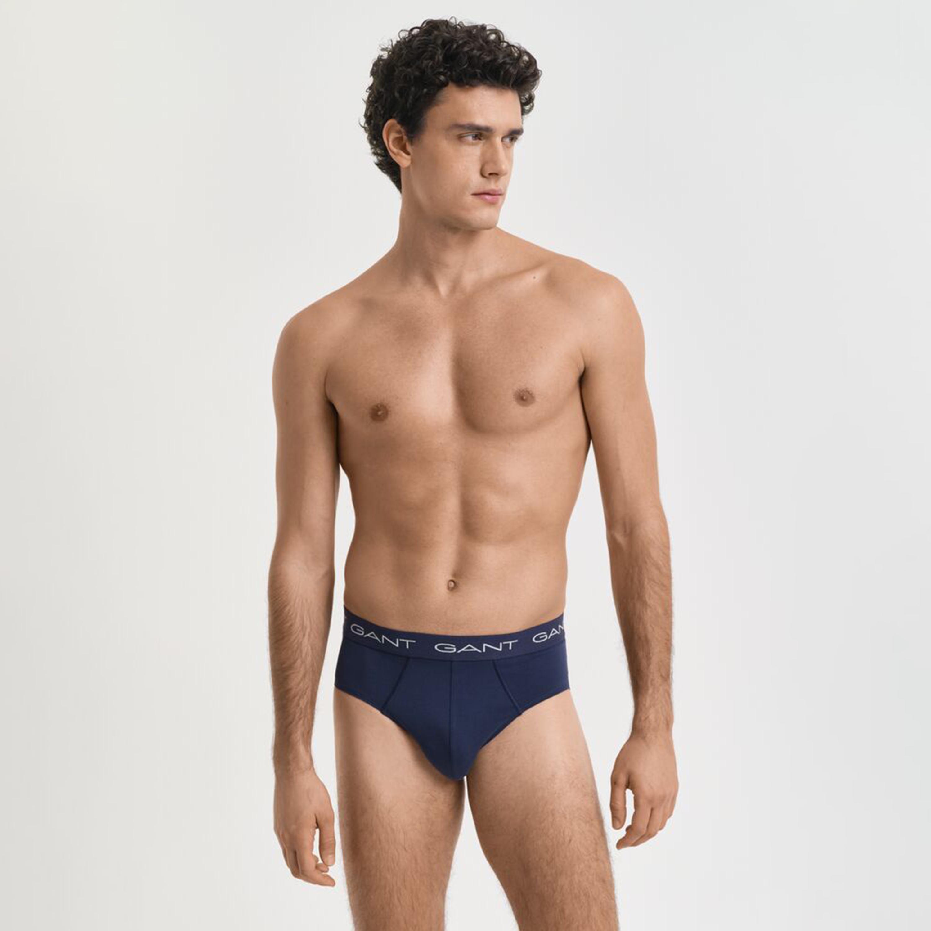 عبوة من 3 سراويل داخلية رجالية بخصر متوسط بطبعة شعار الماركة من جانت-men-clothing-innerwear-underwear-image-6
