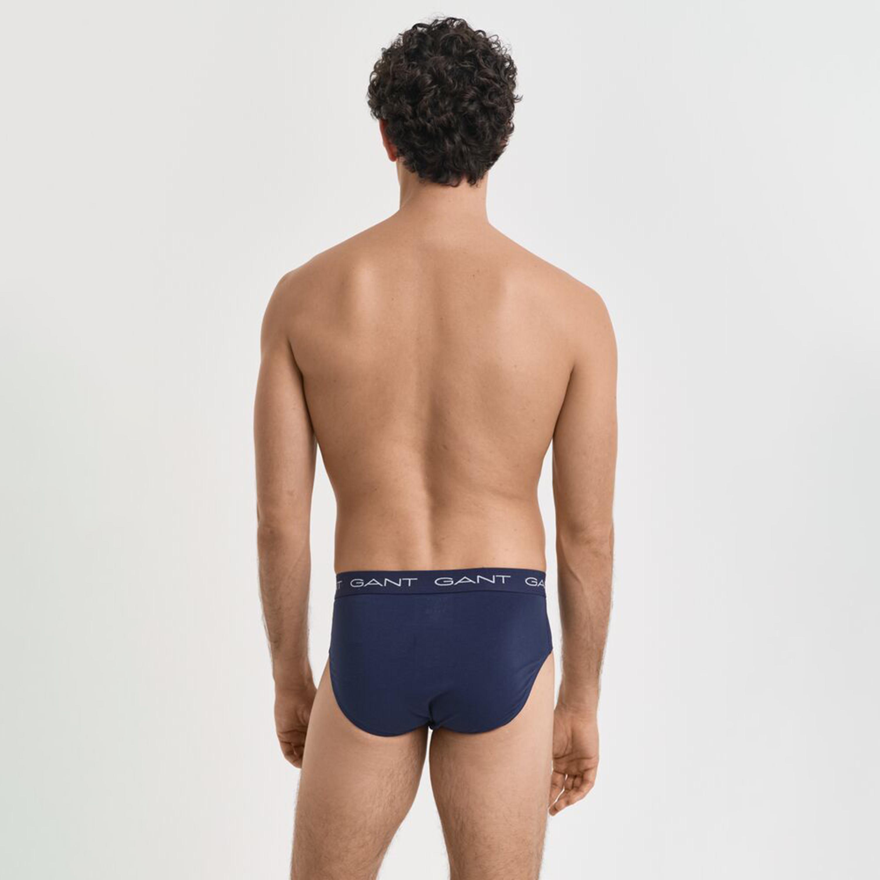 عبوة من 3 سراويل داخلية رجالية بخصر متوسط بطبعة شعار الماركة من جانت-men-clothing-innerwear-underwear-image-8