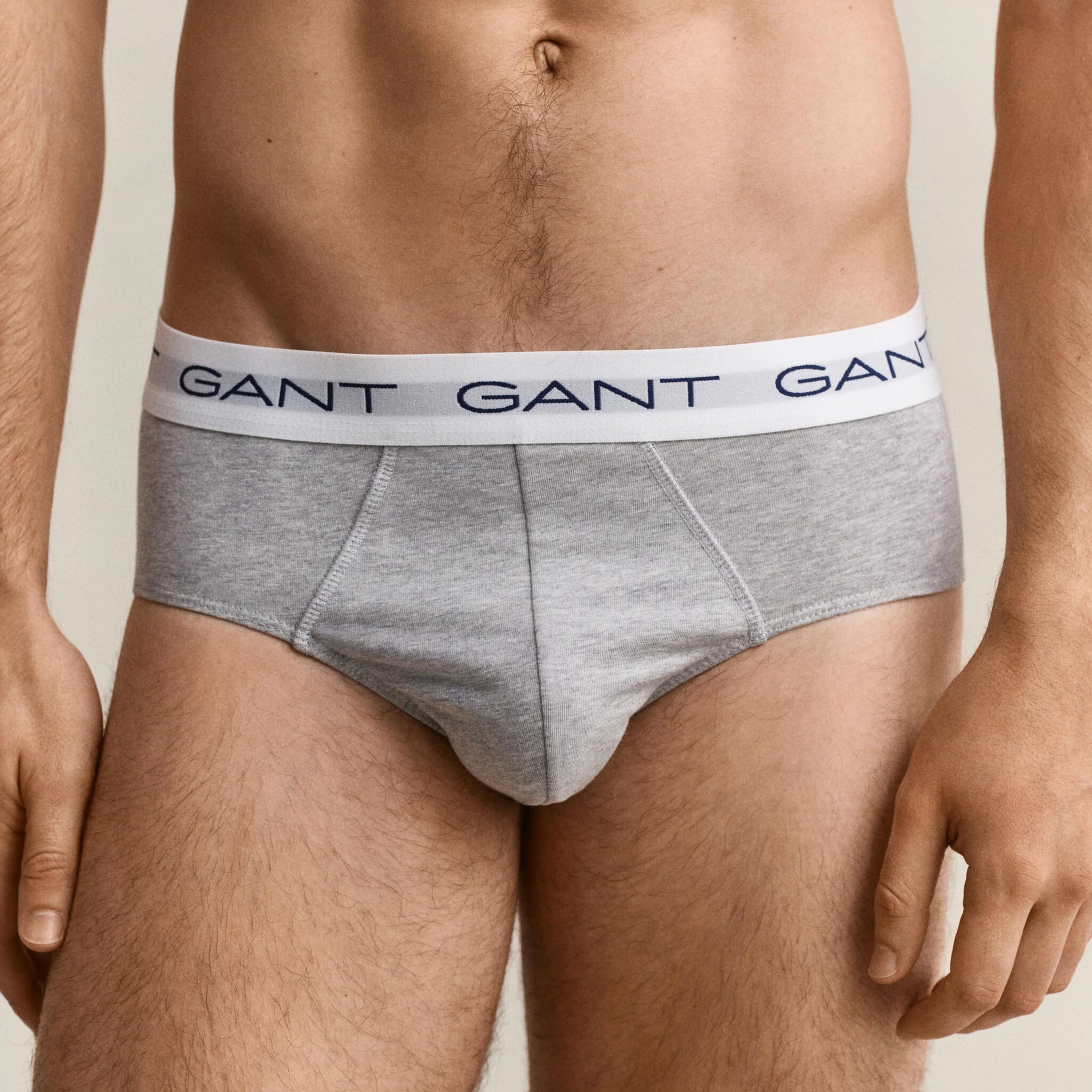 عبوة من 3 سراويل داخلية رجالية بخصر متوسط بطبعة شعار الماركة من جانت-men-clothing-innerwear-underwear-image-3