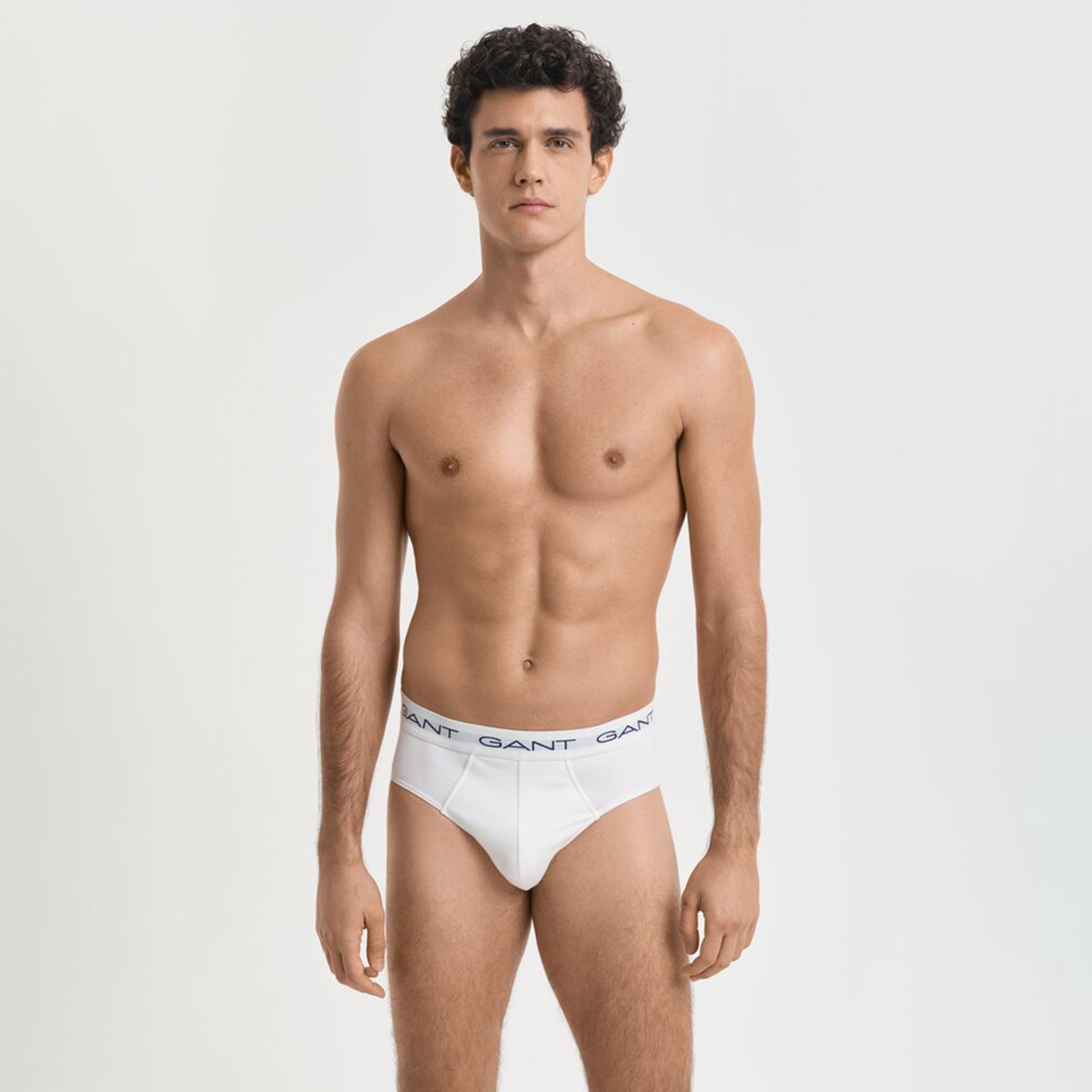 عبوة من 3 سراويل داخلية رجالية بخصر متوسط بطبعة شعار الماركة من جانت-men-clothing-innerwear-underwear-image-2