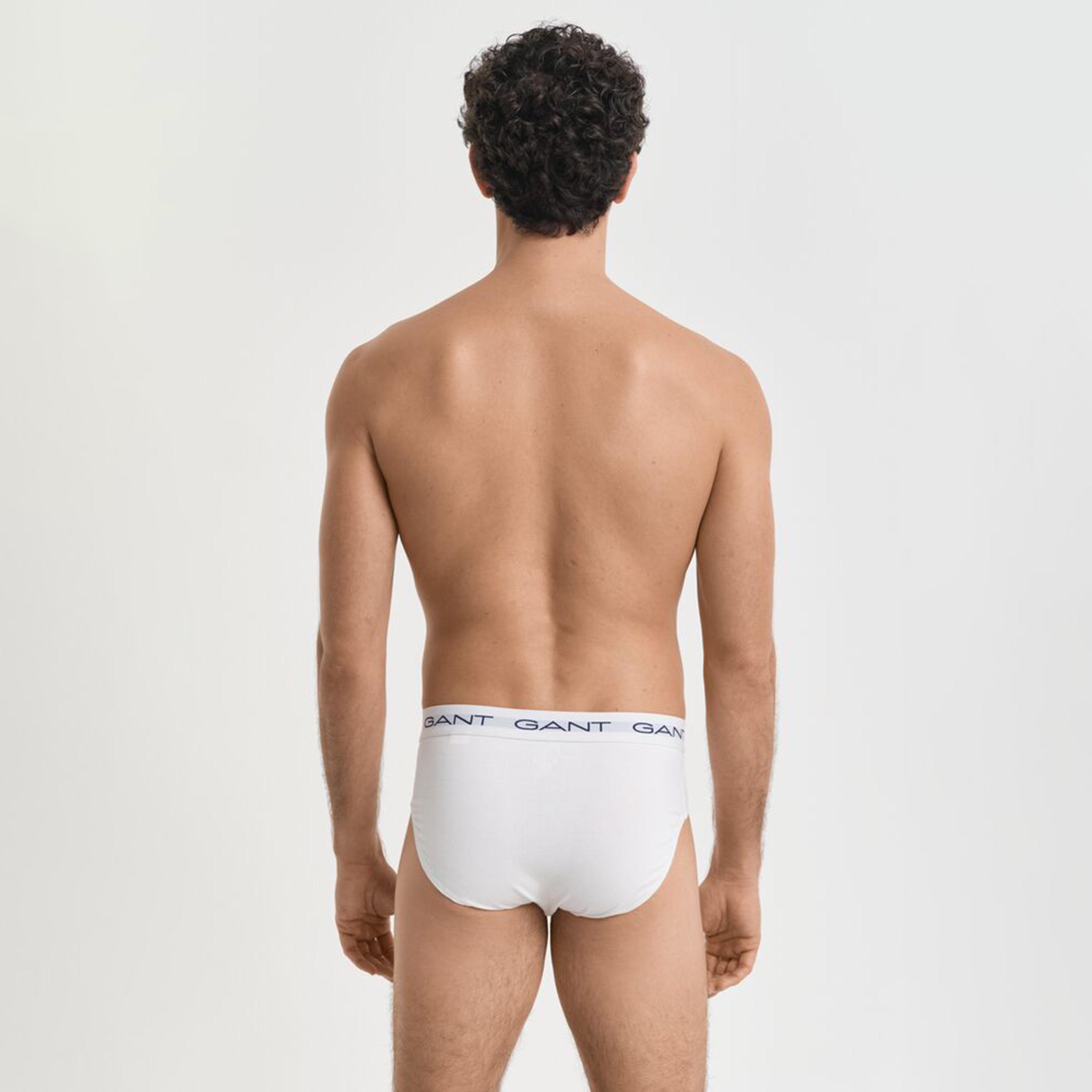 عبوة من 3 سراويل داخلية رجالية بخصر متوسط بطبعة شعار الماركة من جانت-men-clothing-innerwear-underwear-image-4