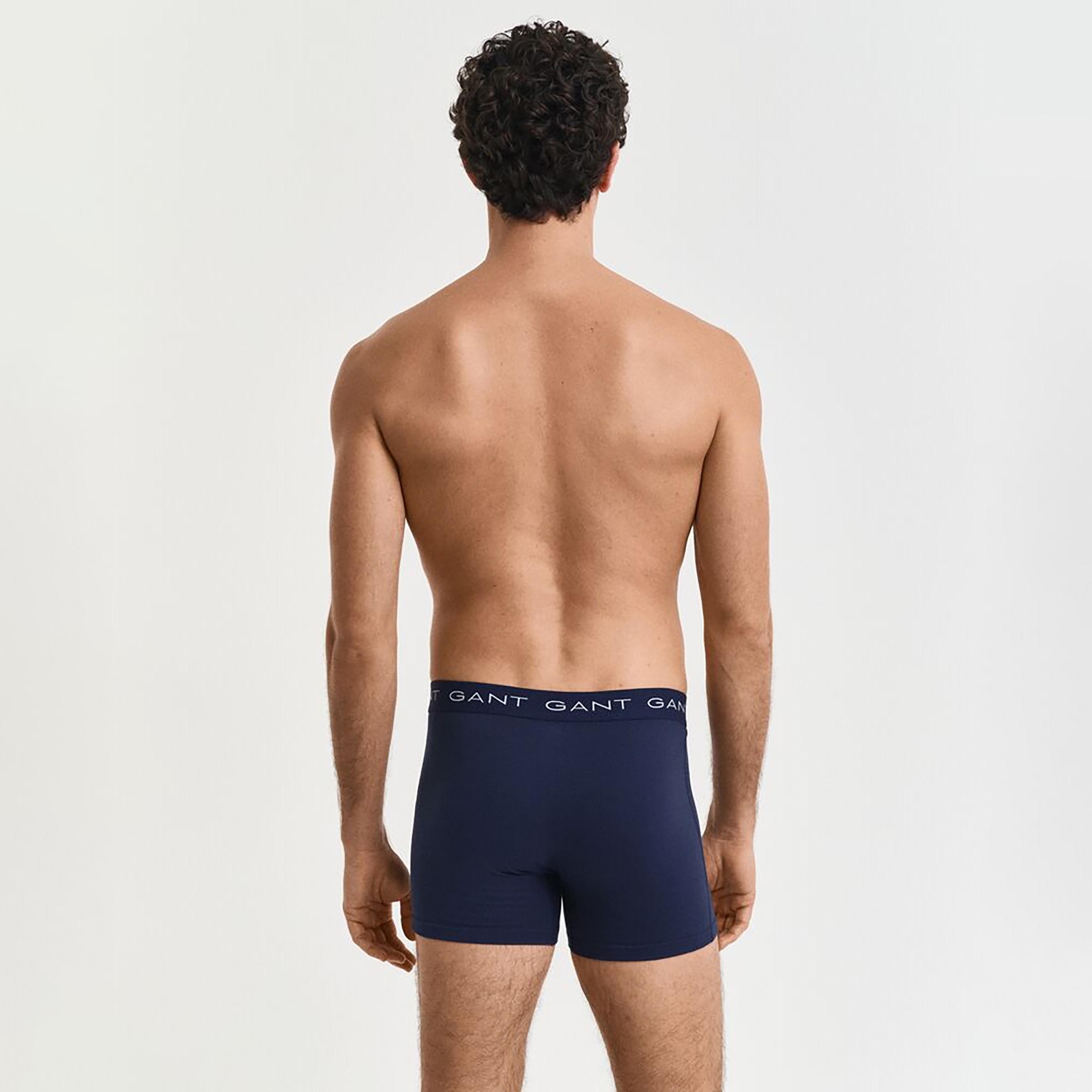 Gant Pack of 3 Mid-Rise Brand Print Waistband Men's Boxer Briefs-men-clothing-innerwear-underwear-image-4