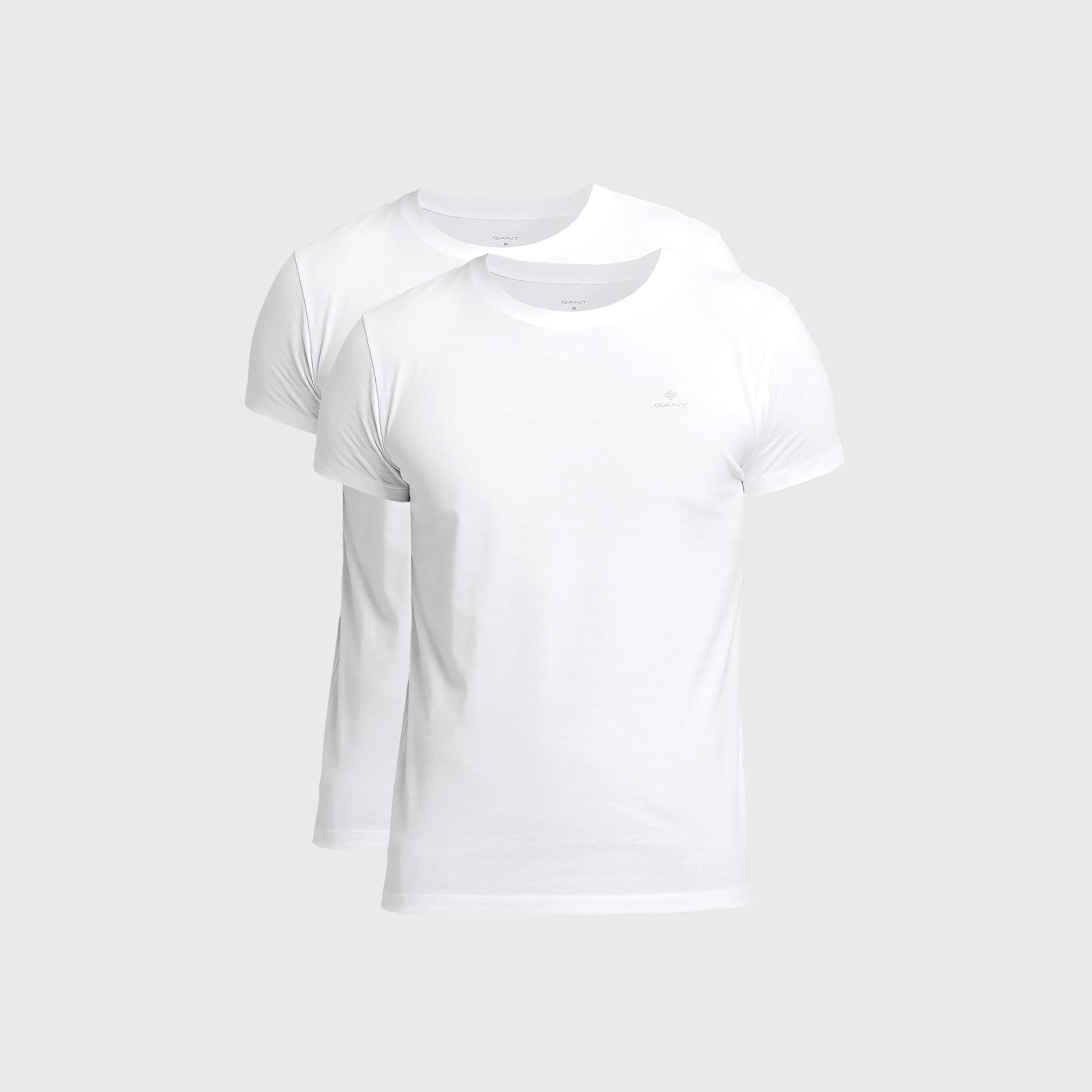 مجموعة جانت مكونة من 2 تي شيرت سادة بياقة دائرية وأكمام قصيرة-men-clothing-tshirtsandpolos-tshirts-image-1