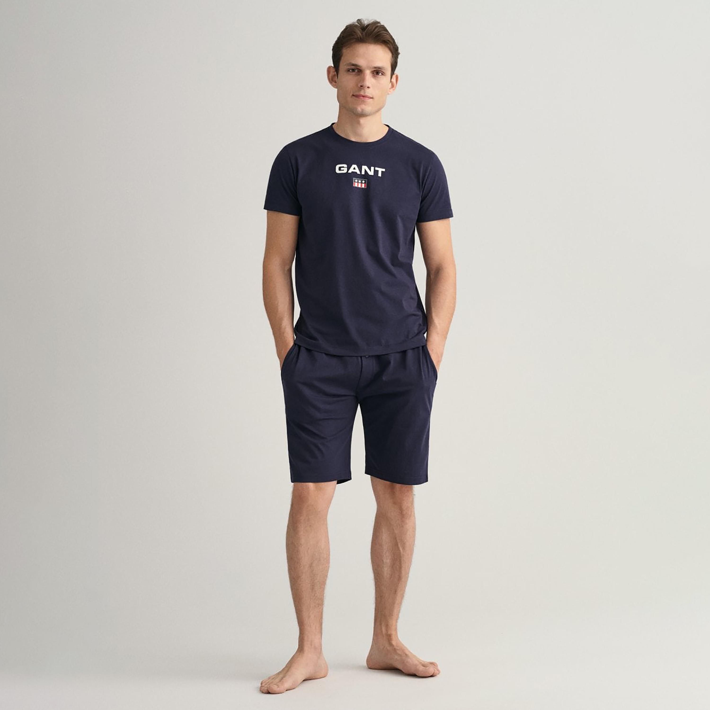 Gant Logo Print Crew Neck Short Sleeves T-Shirt-men-clothing-tshirtsandpolos-tshirts-image-2