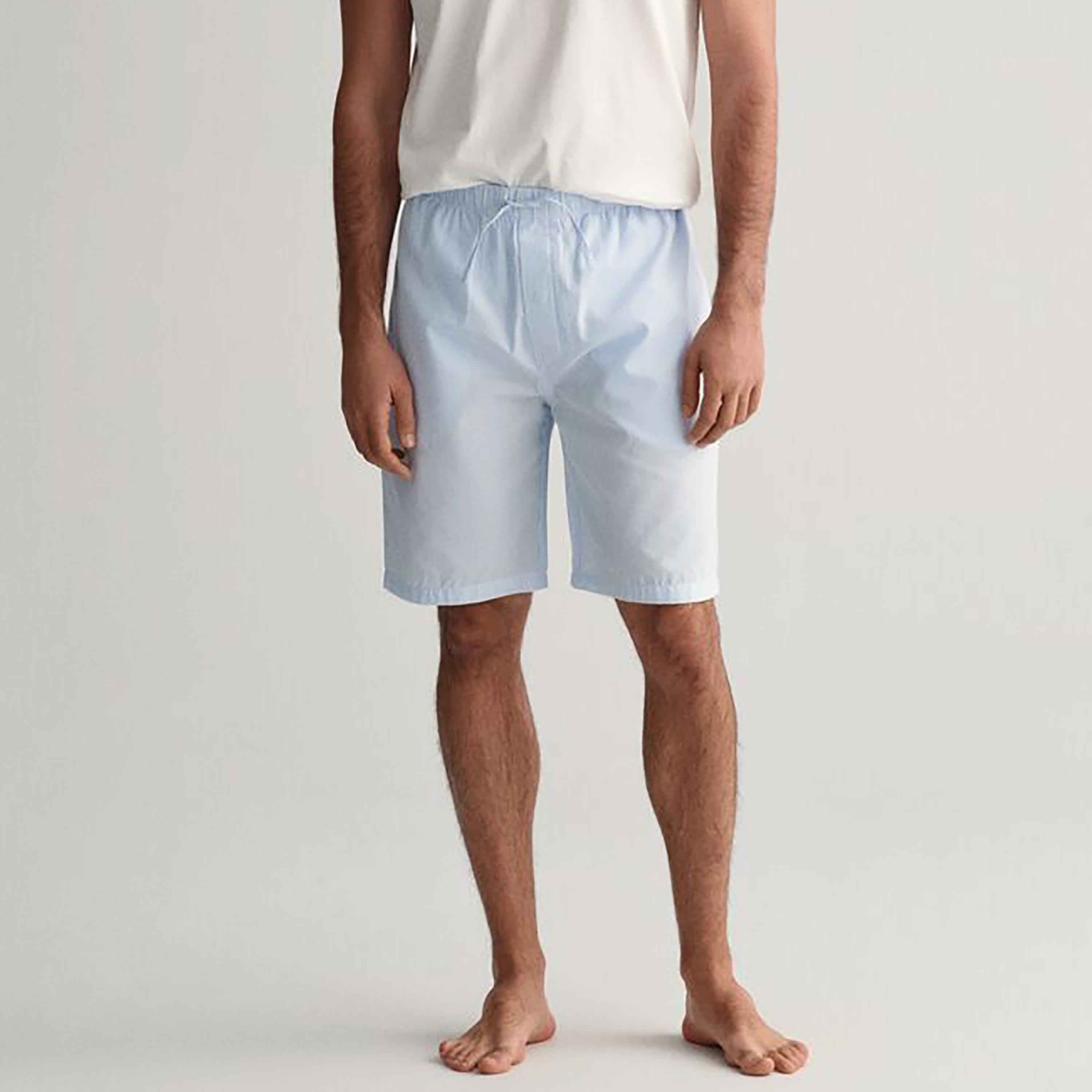 Gant Striped Mid-Rise Drawstring Closure Men Shorts-men-clothing-nightwear-pyjamaandshorts-image-1