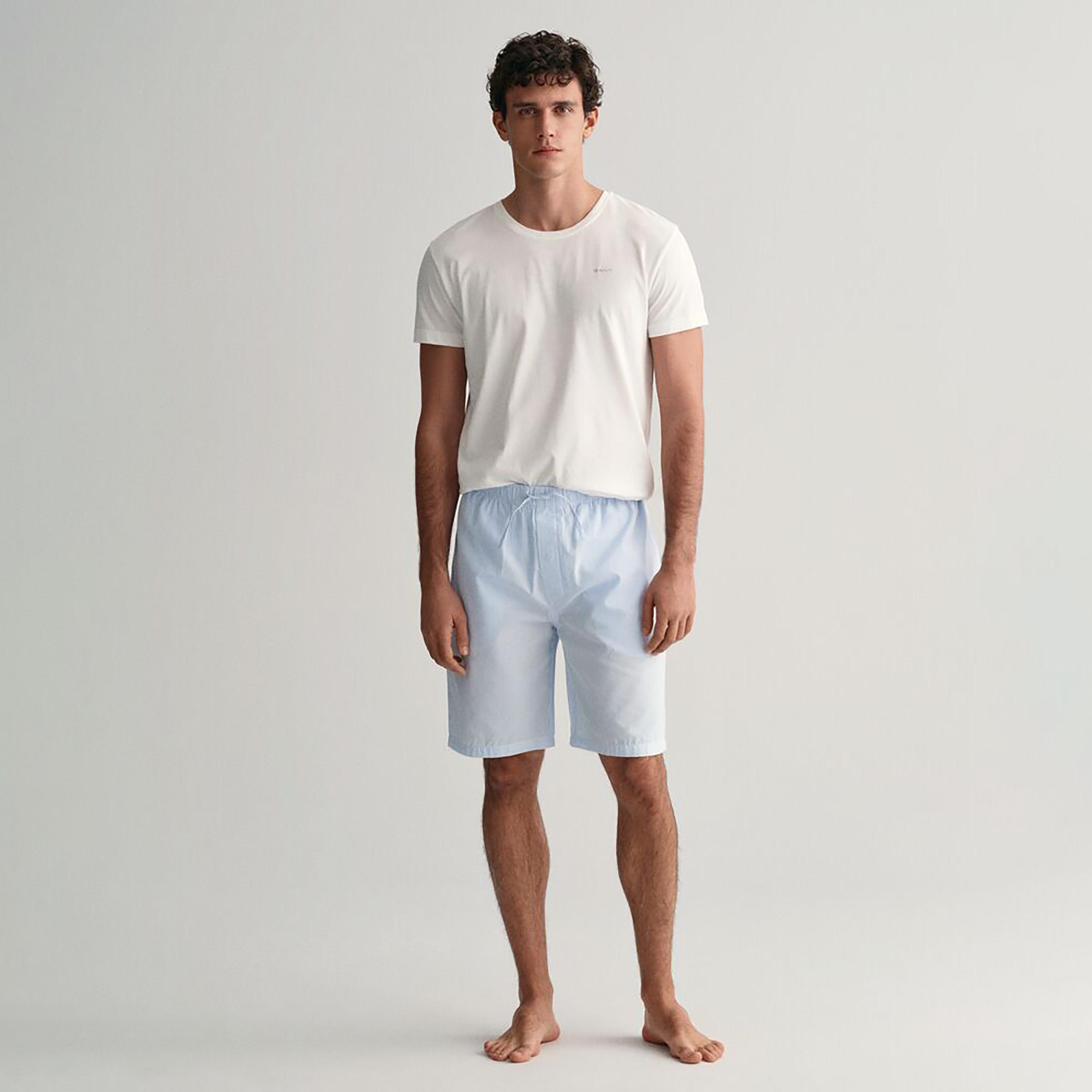 Gant Striped Mid-Rise Drawstring Closure Men Shorts-men-clothing-nightwear-pyjamaandshorts-image-2