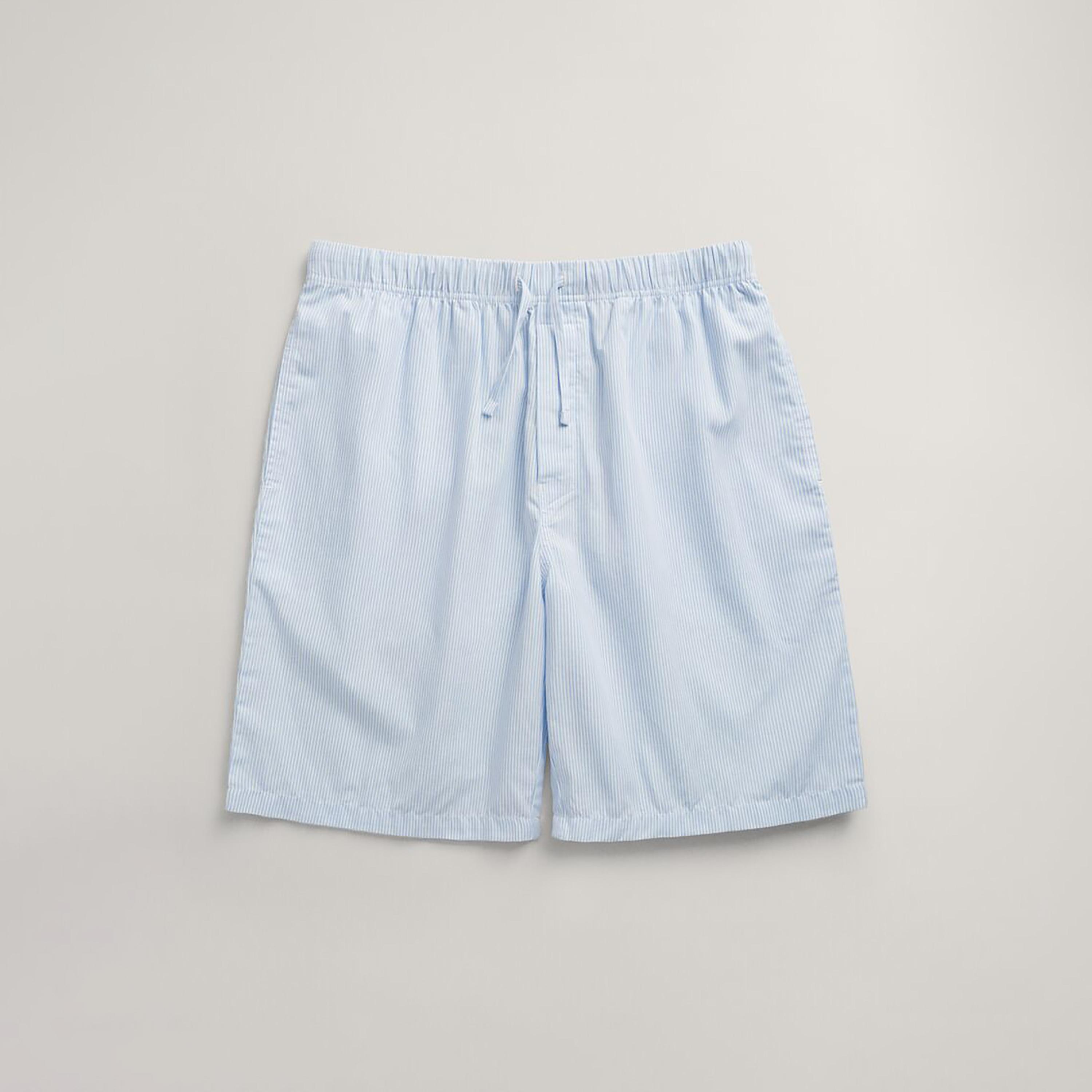 شورتات الرجال المخطط بخط متوسط الارتفاع بإغلاق رباط السحب-men-clothing-nightwear-pyjamaandshorts-image-3