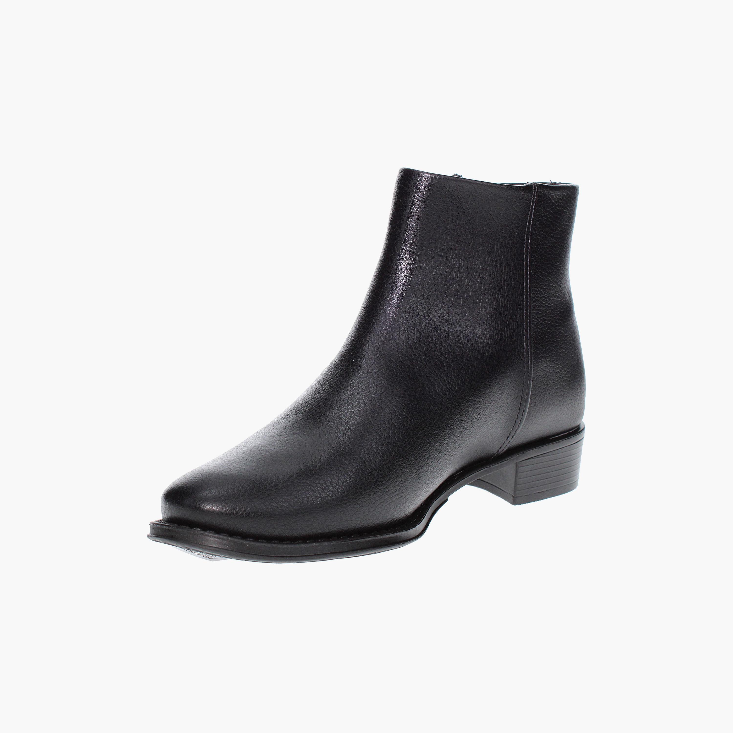 حذاء نسائي بكعب منخفض للكاحل مع سحاب للإغلاق من بيرا ريو-women-shoes-boots-image-4