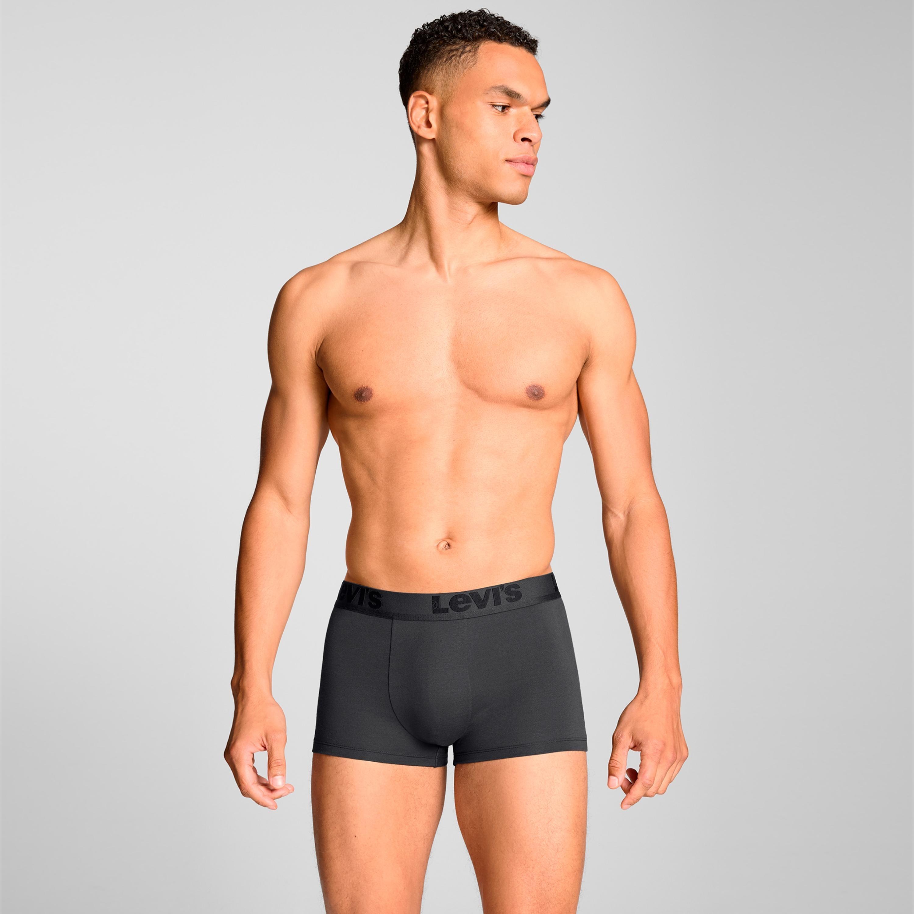 Levi's Pack of 2 Brand Print Waistband Men's Trunks-men-clothing-innerwear-underwear-image-4