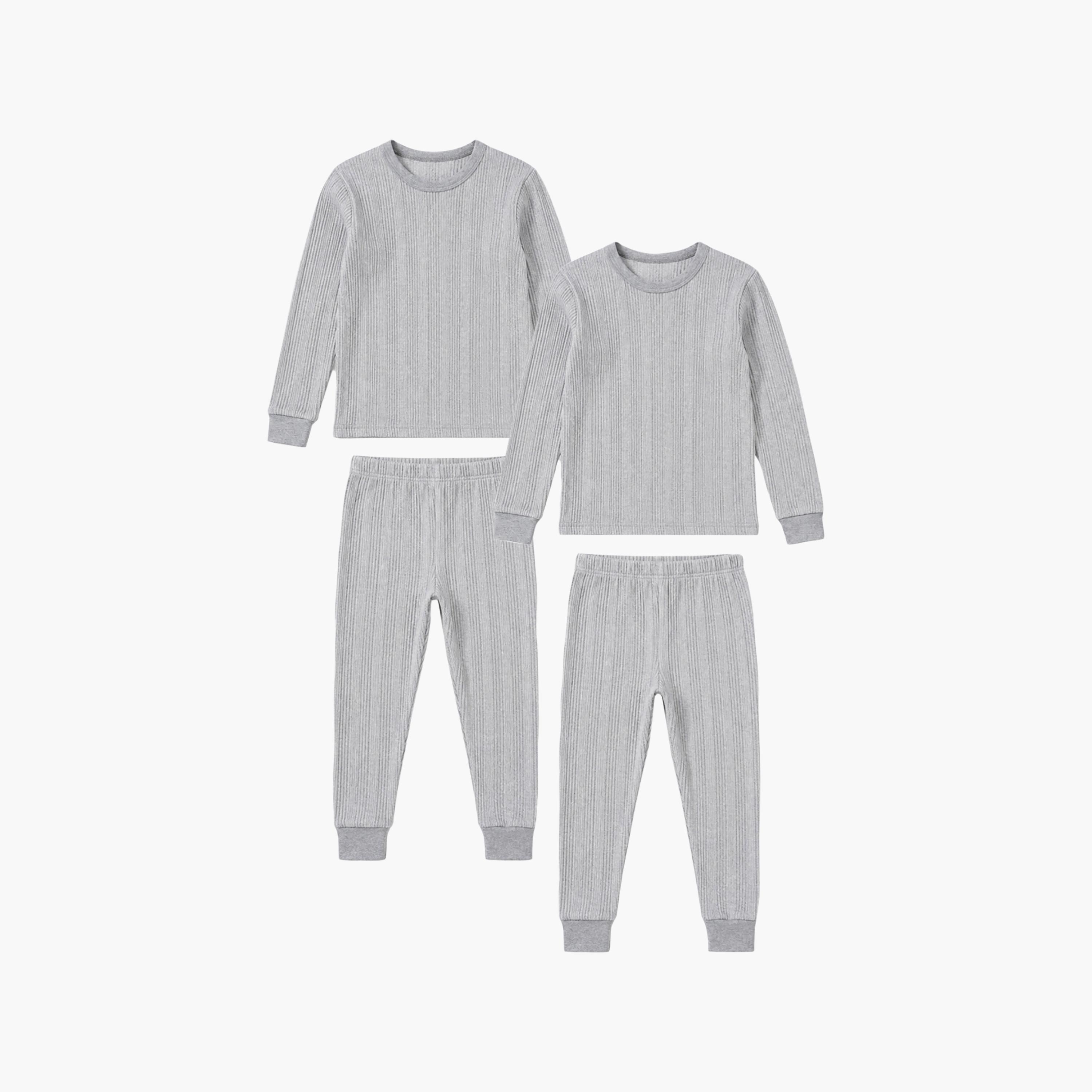 Babyqlo 2-Piece Ribbed Flexible Fit Thermal Wear Set-girls-clothing-winterwear-thermalsets-image-1