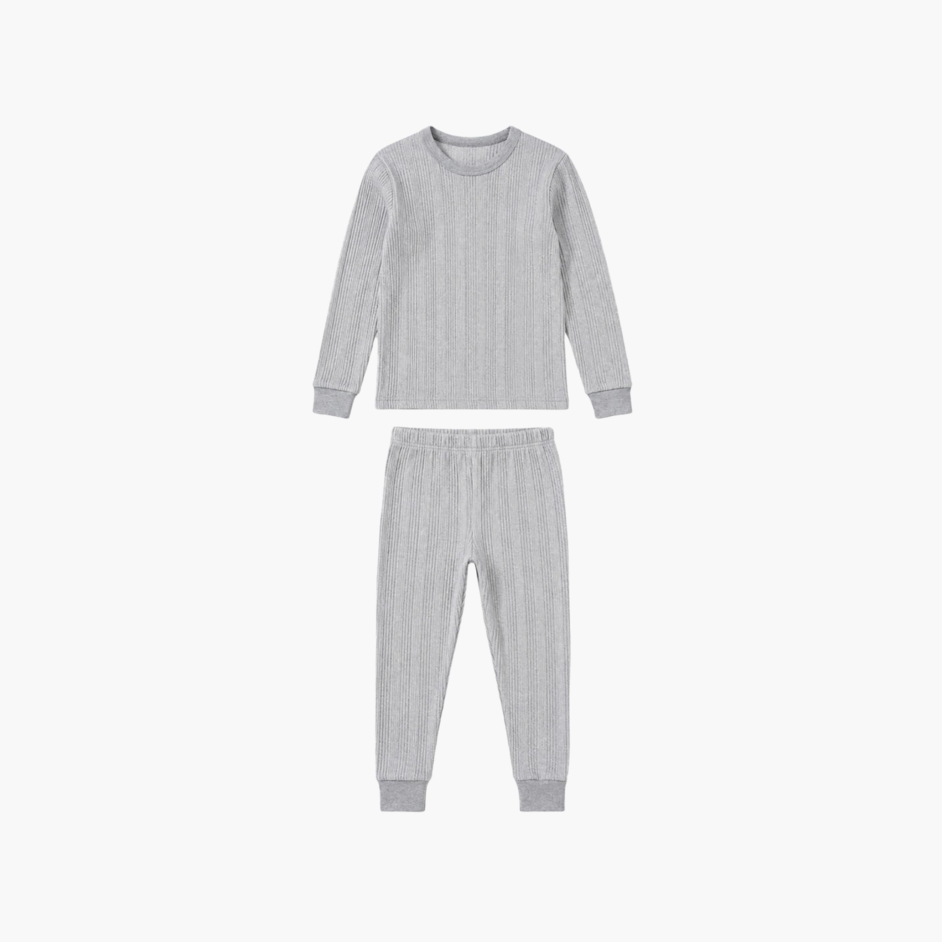 Babyqlo 2-Piece Ribbed Flexible Fit Thermal Wear Set-girls-clothing-winterwear-thermalsets-image-2